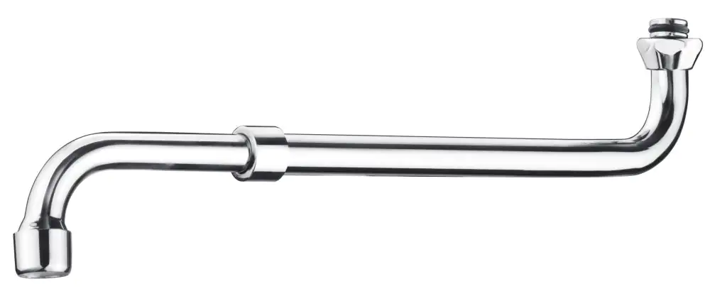 Cornat Rohrauslauf S-Form 27 - 44 cm verchromt