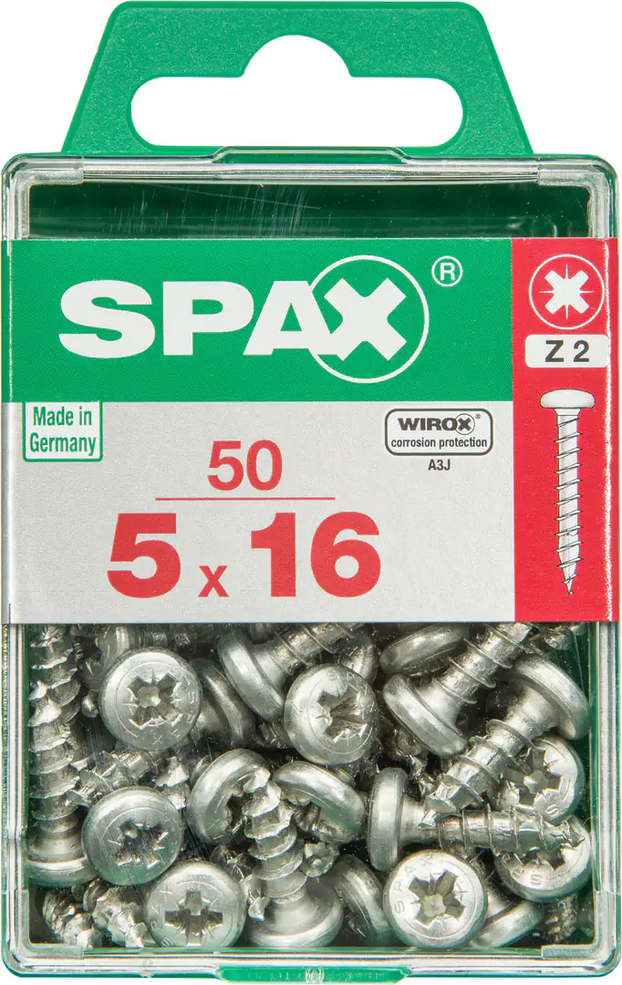 Spax Universalschrauben 5.0 x 16 mm TX 20 - 50 Stk.