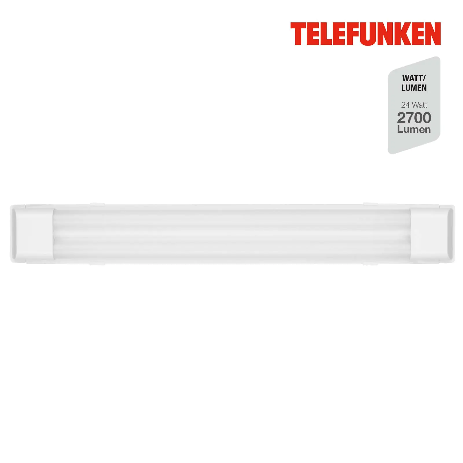 Telefunken LED Unterbauleuchte Maat Power 60 cm 2-flammig, weiß