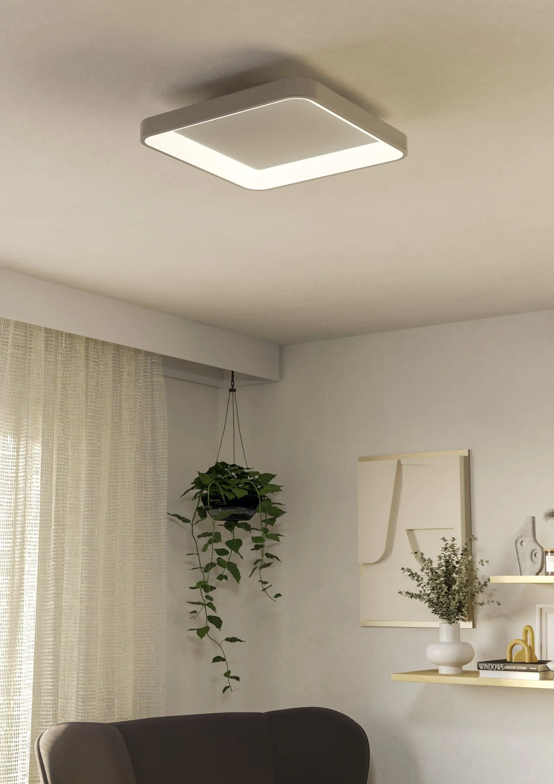 Eglo LED Deckenleuchte Loretello weiß Ø 35 cm TW  Eglo LED Deckenleuchte Loretello weiß Ø 35 cm TW