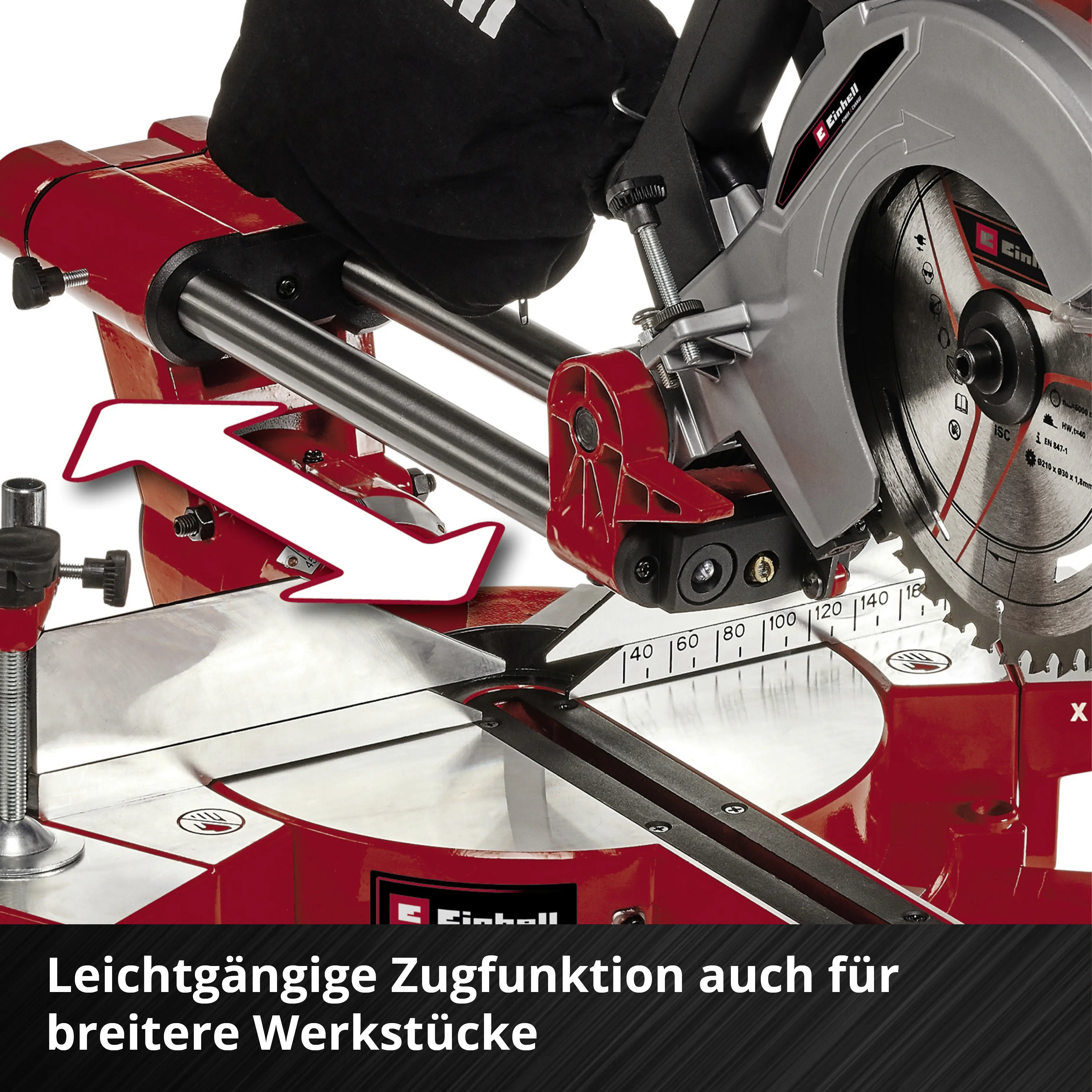 Einhell Expert Akku-Zug-Kapp-Gehrungssäge TE-SM 36/210 Li Solo 36 V Einhell Expert Akku-Zug-Kapp-Gehrungssäge TE-SM 36/210 Li Solo 36 V