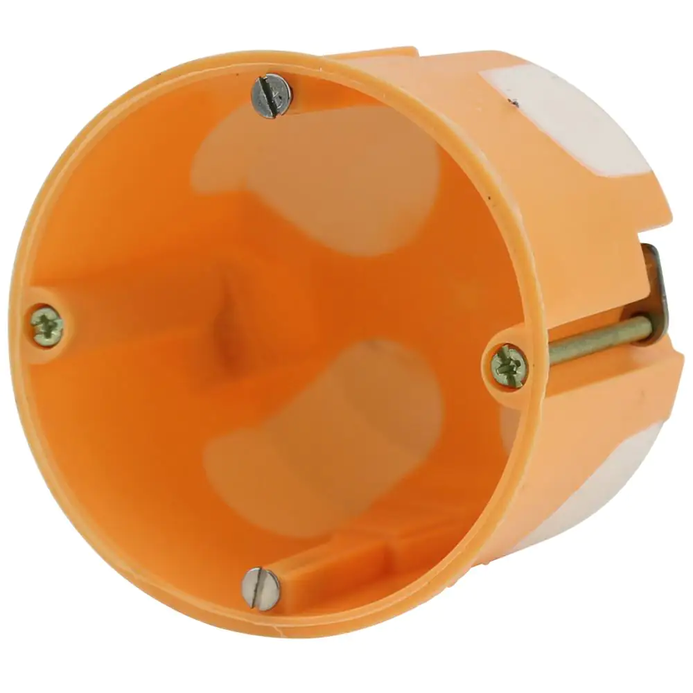 Hohlwand-Schalterdose mit Menbran 61 mm orange Hohlwand-Schalterdose mit Menbran 61 mm orange