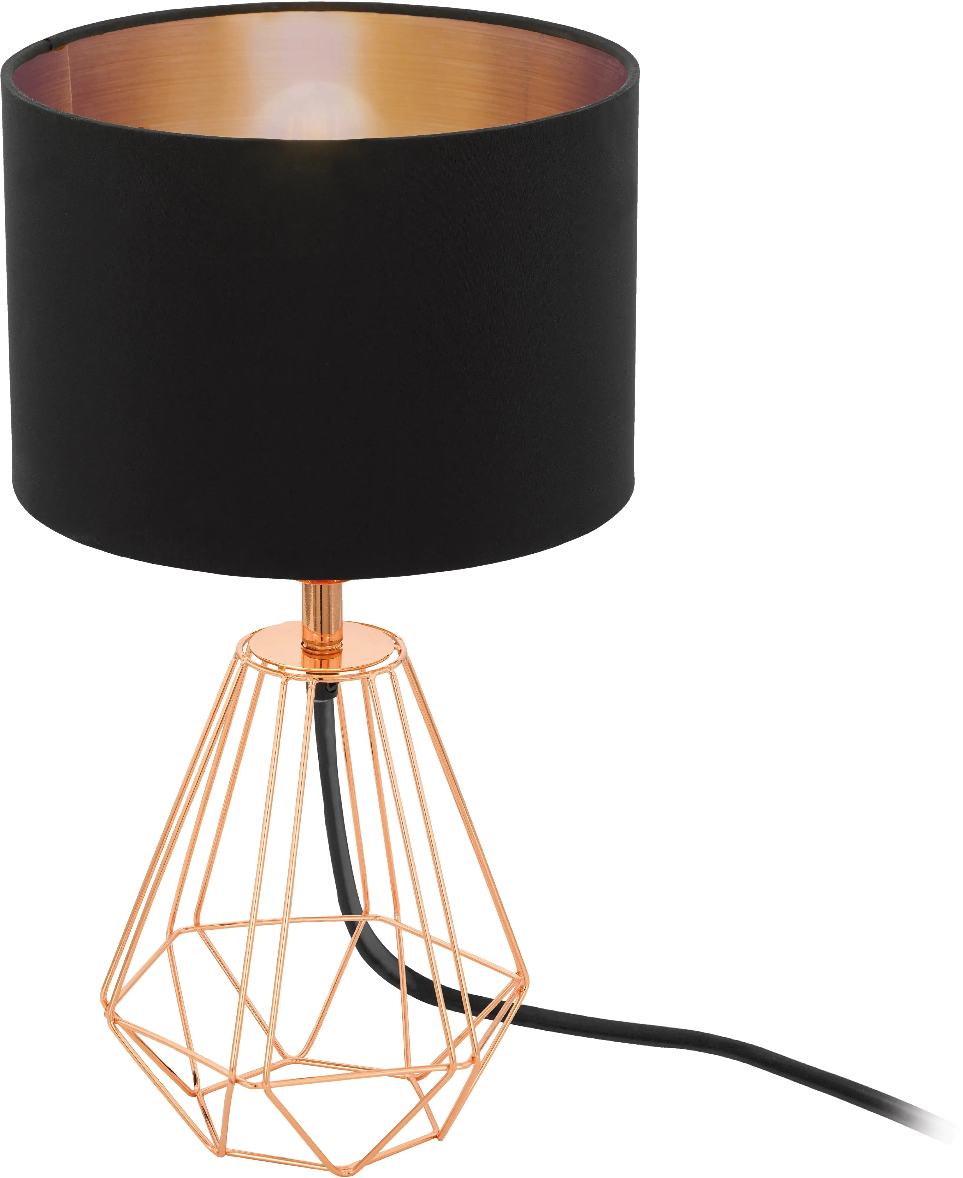 Eglo Tischleuchte Carlton 2 kupfer Ø 16,5 cm E14, max. 60 W Eglo Tischleuchte Carlton 2 kupfer Ø 16,5 cm E14, max. 60 W