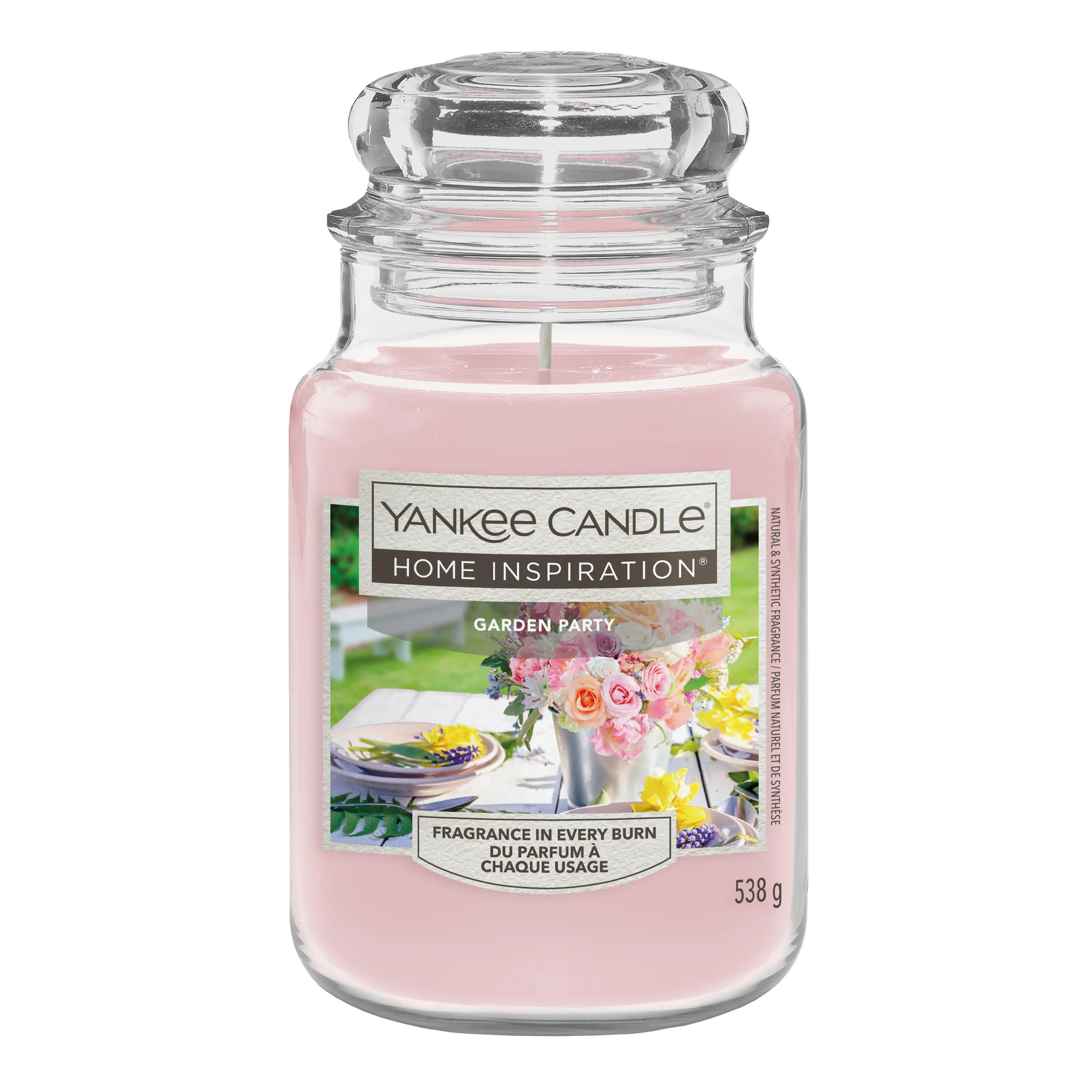 Yankee Candle Duftkerze Großes Glas Garden Party 538 g rosa Yankee Candle Duftkerze Großes Glas Garden Party 538 g rosa