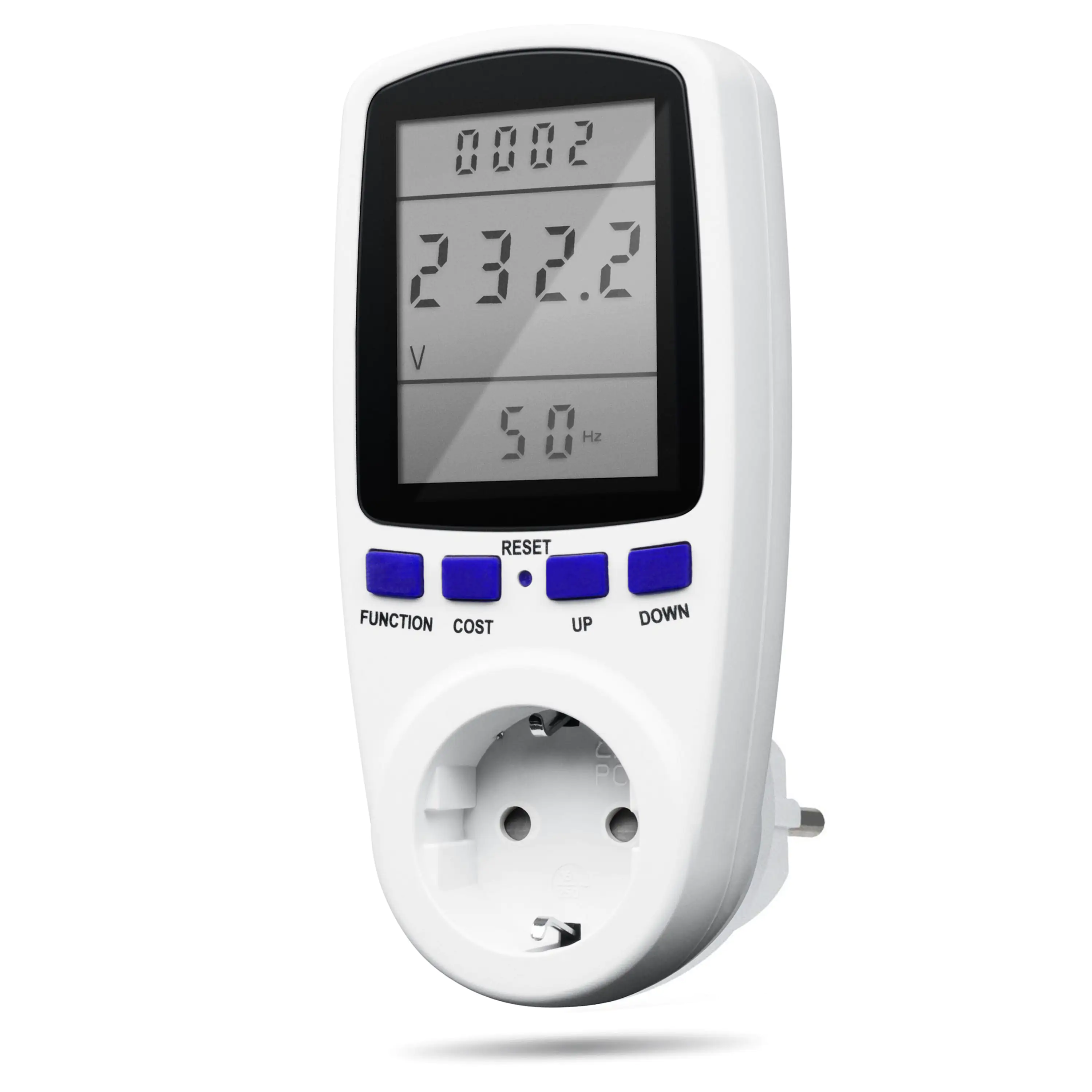 Energiekosten-Messgerät mit LCD Display Inspector III, weiß Energiekosten-Messgerät mit LCD Display Inspector III, weiß