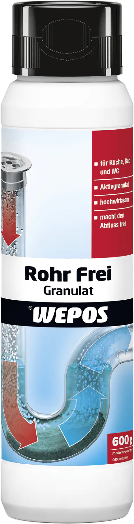 Wepos Rohrfreigranulat 600 g