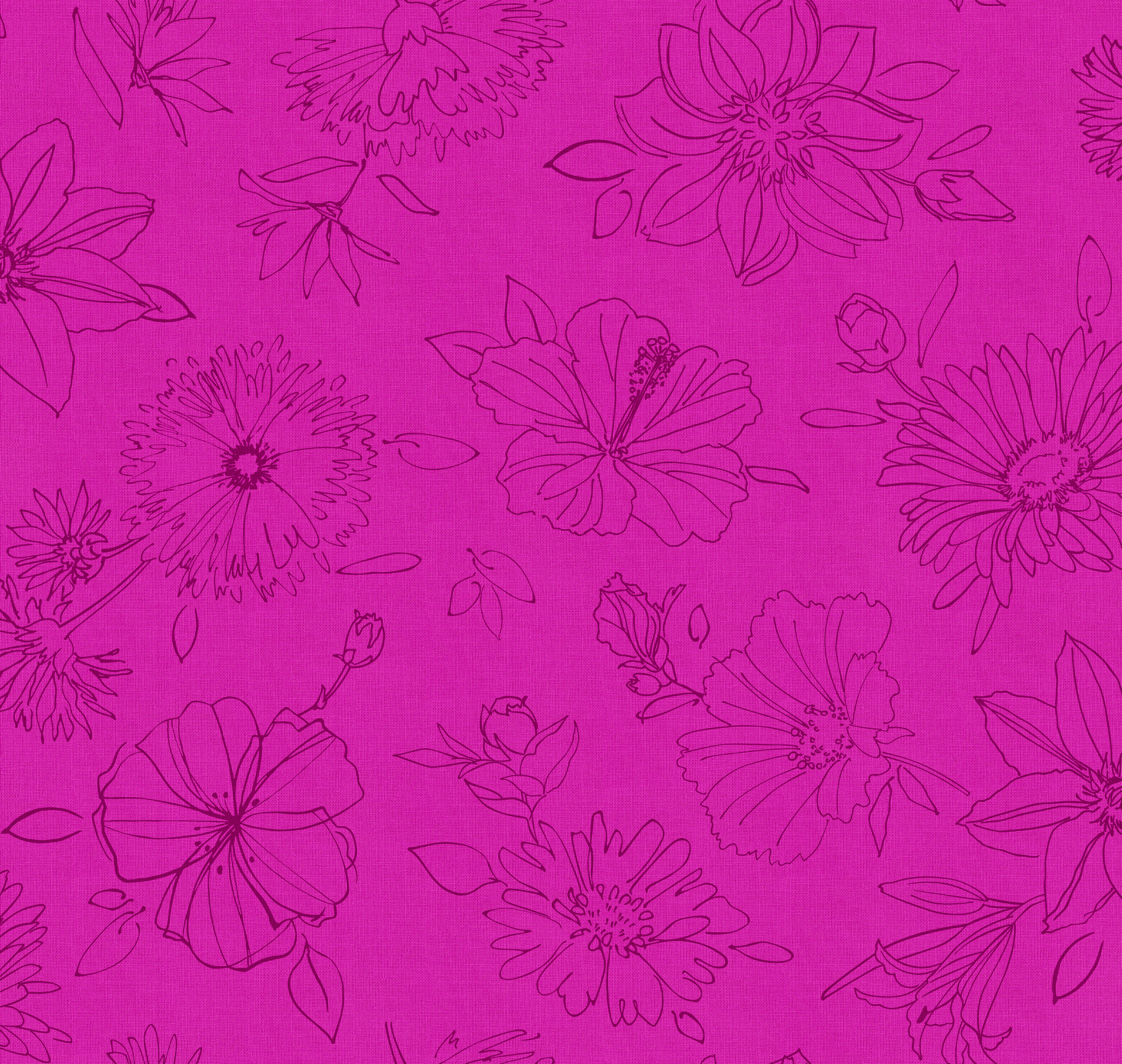 d-c-table® Tischdecke Manhattan Palmas 150 cm rund, pink