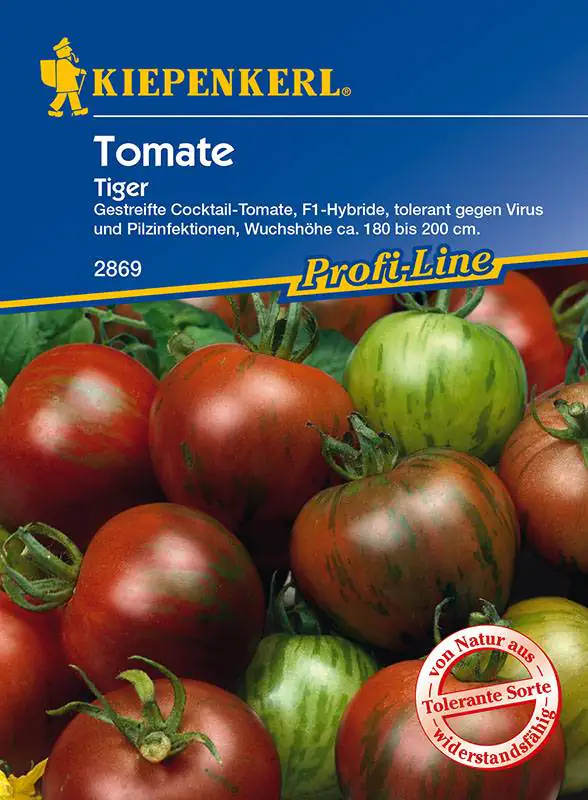 Kiepenkerl Tomate Tiger Solanum lycopersicum, Inhalt: 5 Korn Kiepenkerl Tomate Tiger Solanum lycopersicum, Inhalt: 5 Korn