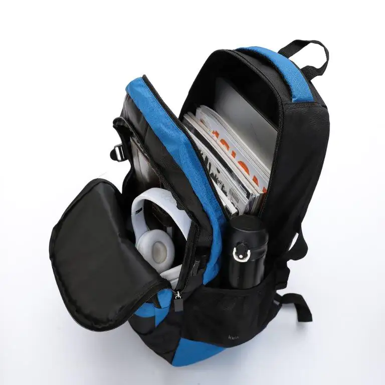 Primaster Rucksack blau-schwarz, 32 x 48,5 x 19 cm (B x H x T) Primaster Rucksack blau-schwarz, 32 x 48,5 x 19 cm (B x H x T)