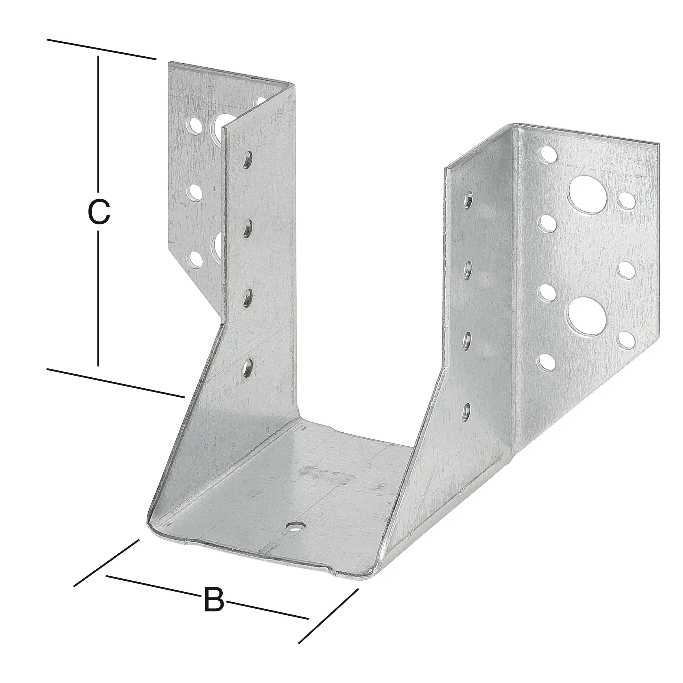 Vormann Balkenschuhe Typ A sendzimir verzinkt 60 x 100 mm