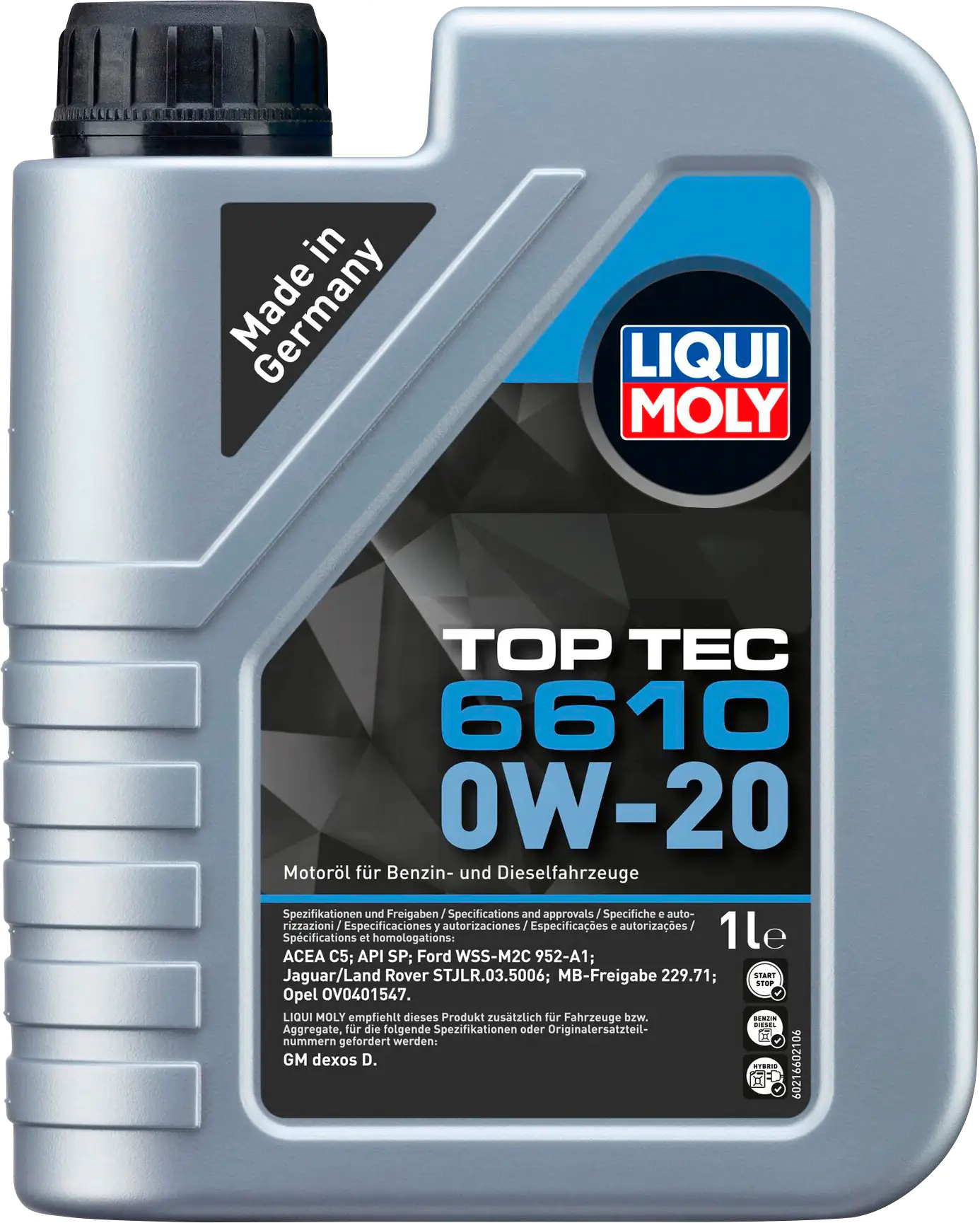 Liqui Moly Motoröl Top Tec 6610 0W-20 1L