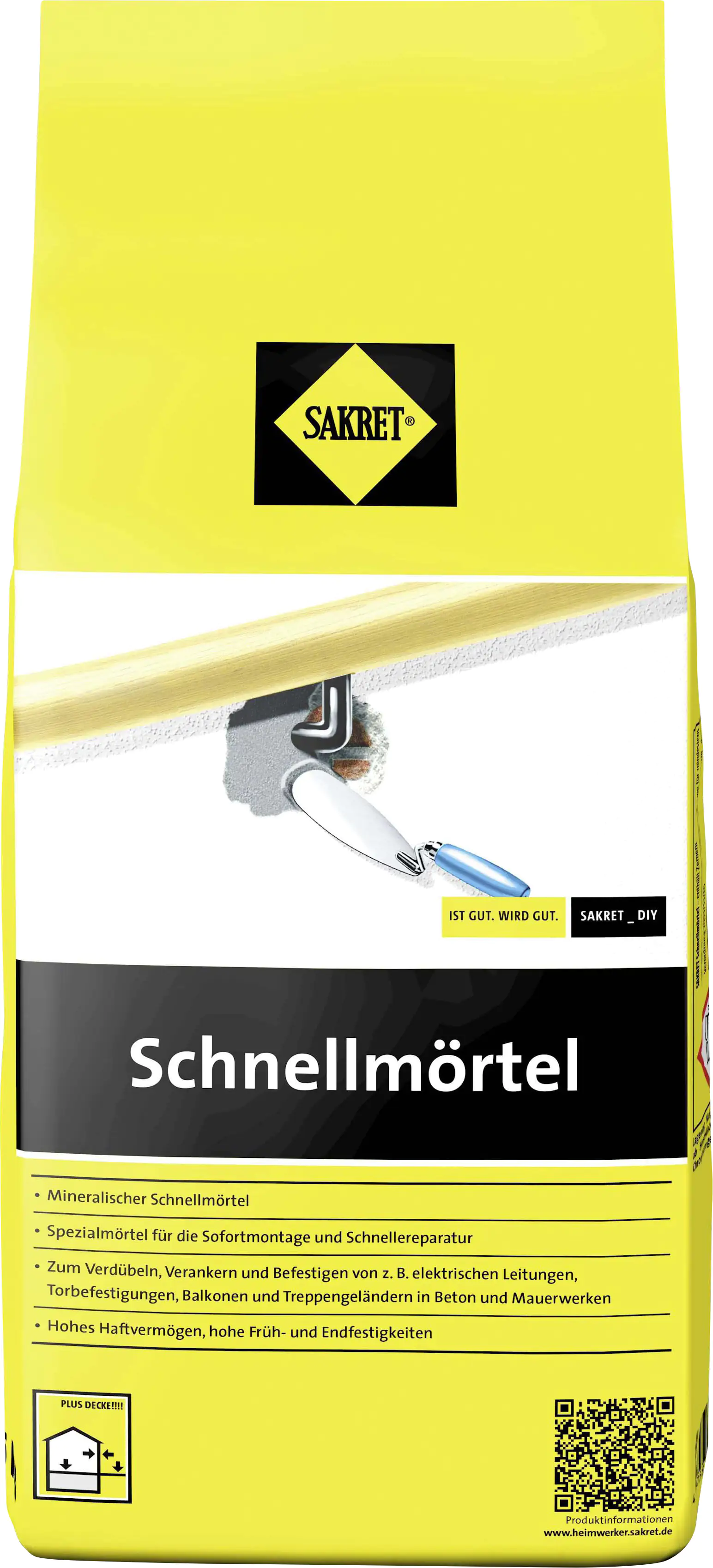 SAKRET Schnellmörtel 5 kg Beutel