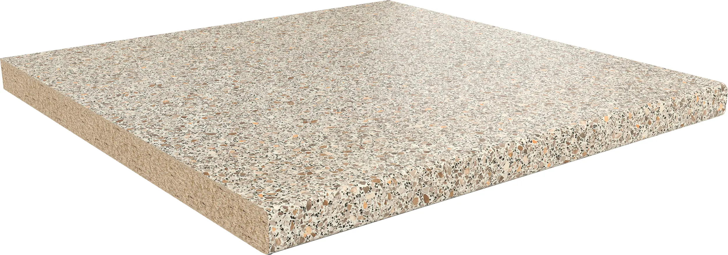 GetaElements Arbeitsplatte 410 x 60 cm, 39 mm Dekor Mosaik-Karmin