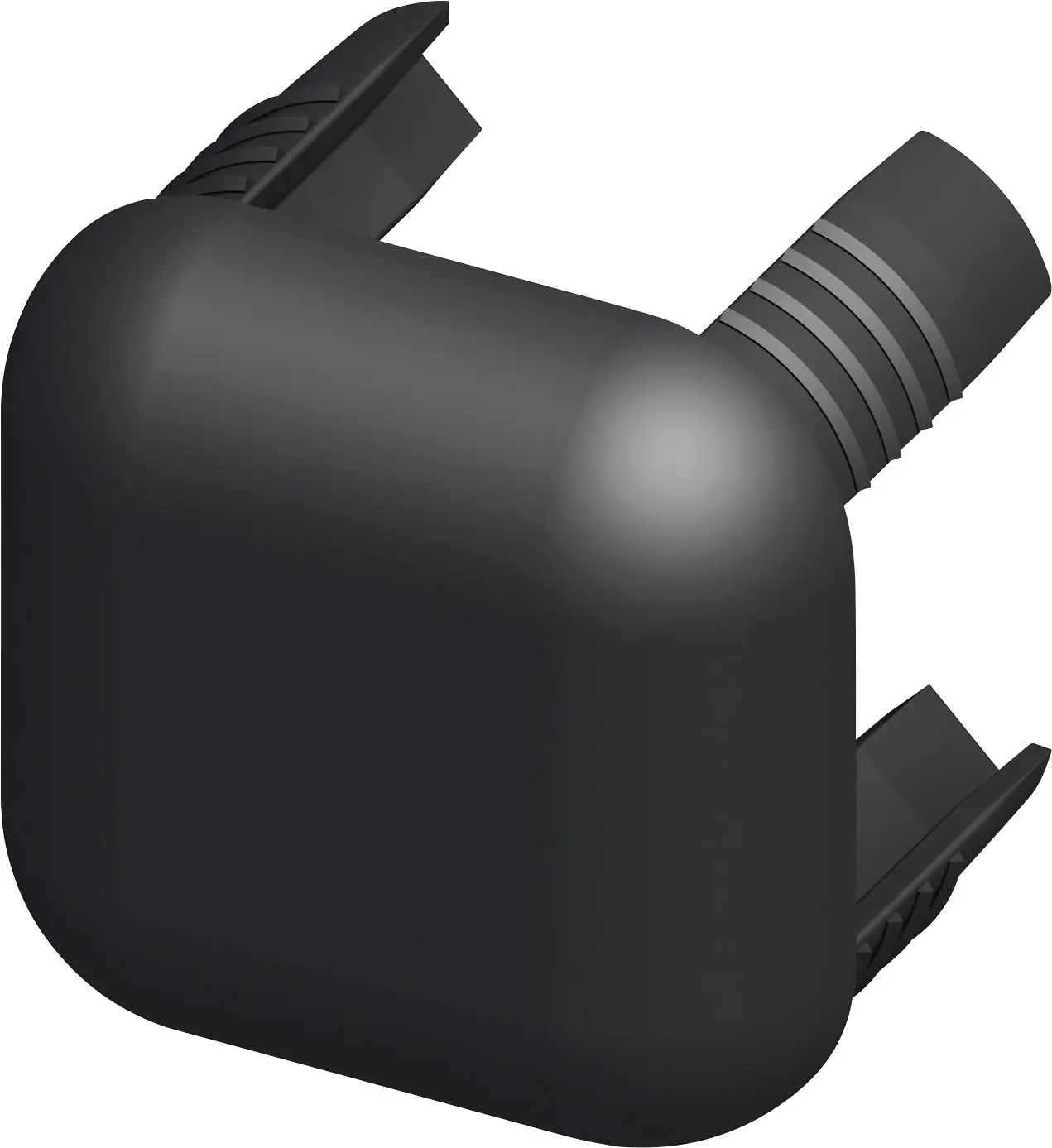 coaxis®-Abschlusskappe, rund 27.5 x 5.3 mm (Kunststoff) schwarz