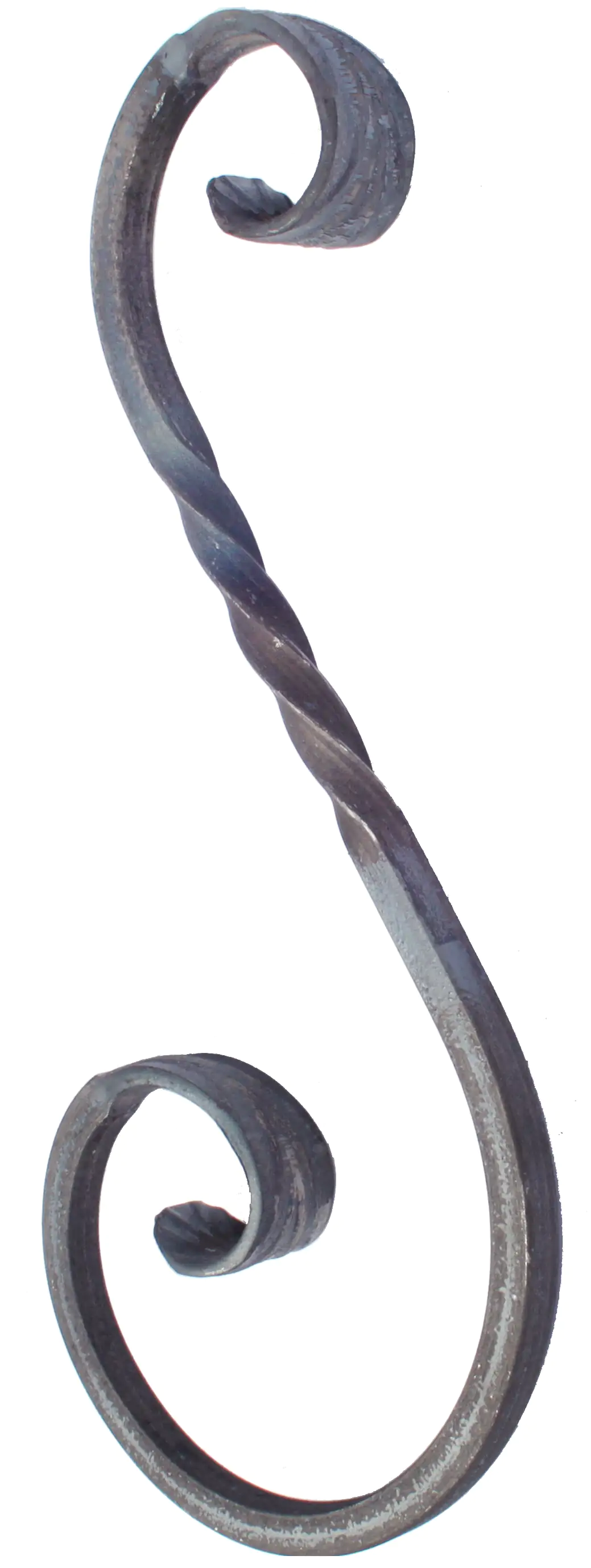 Alberts S-Schnörkel 125 x 250mm Stahl roh