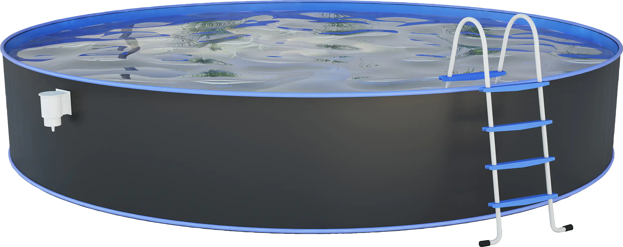 Steinbach Stahlwandpool Set Nuovo Ø 450 x 120 cm