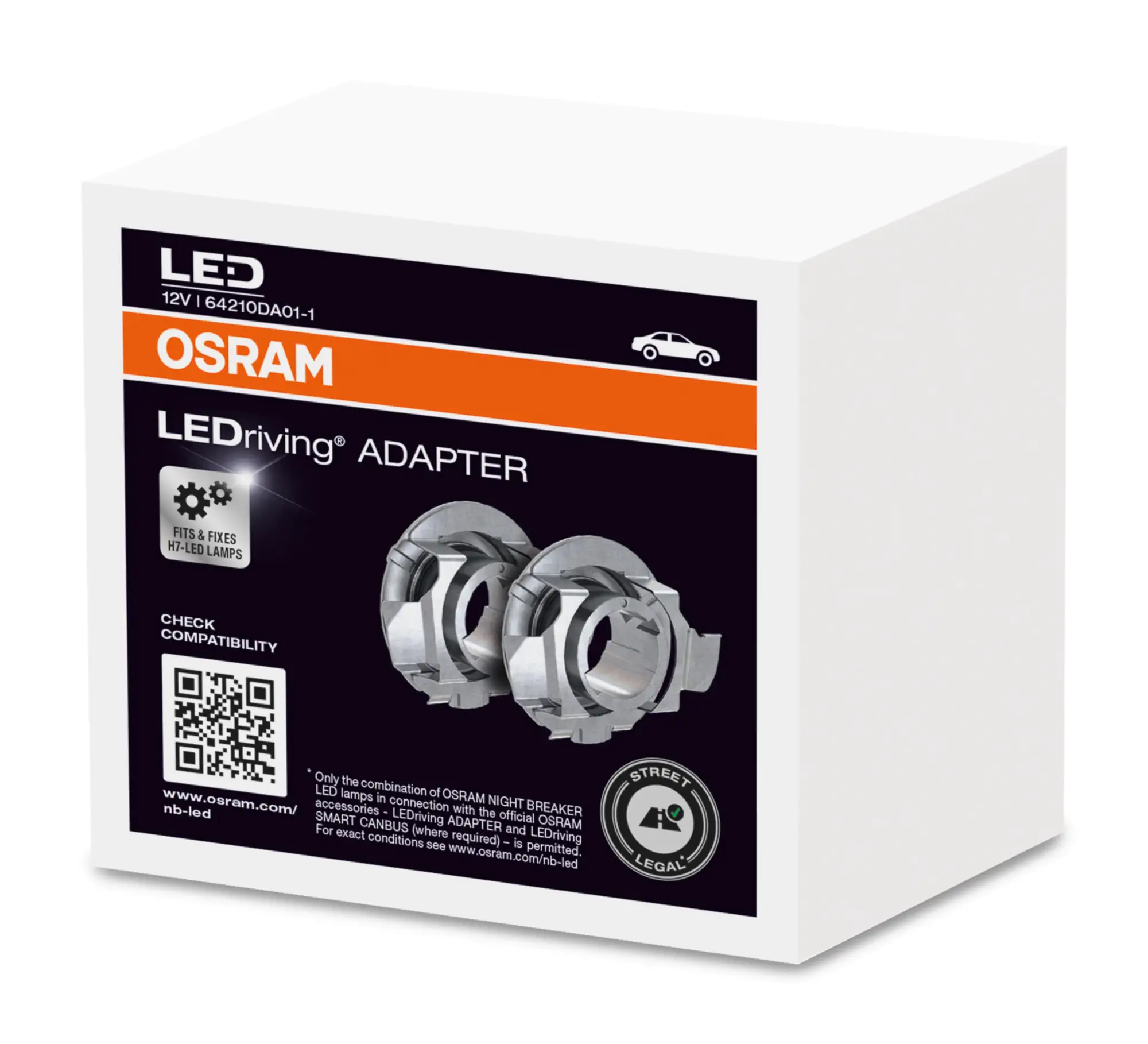 Osram H7 LEDriving Adapter 2 Stück Osram H7 LEDriving Adapter 2 Stück