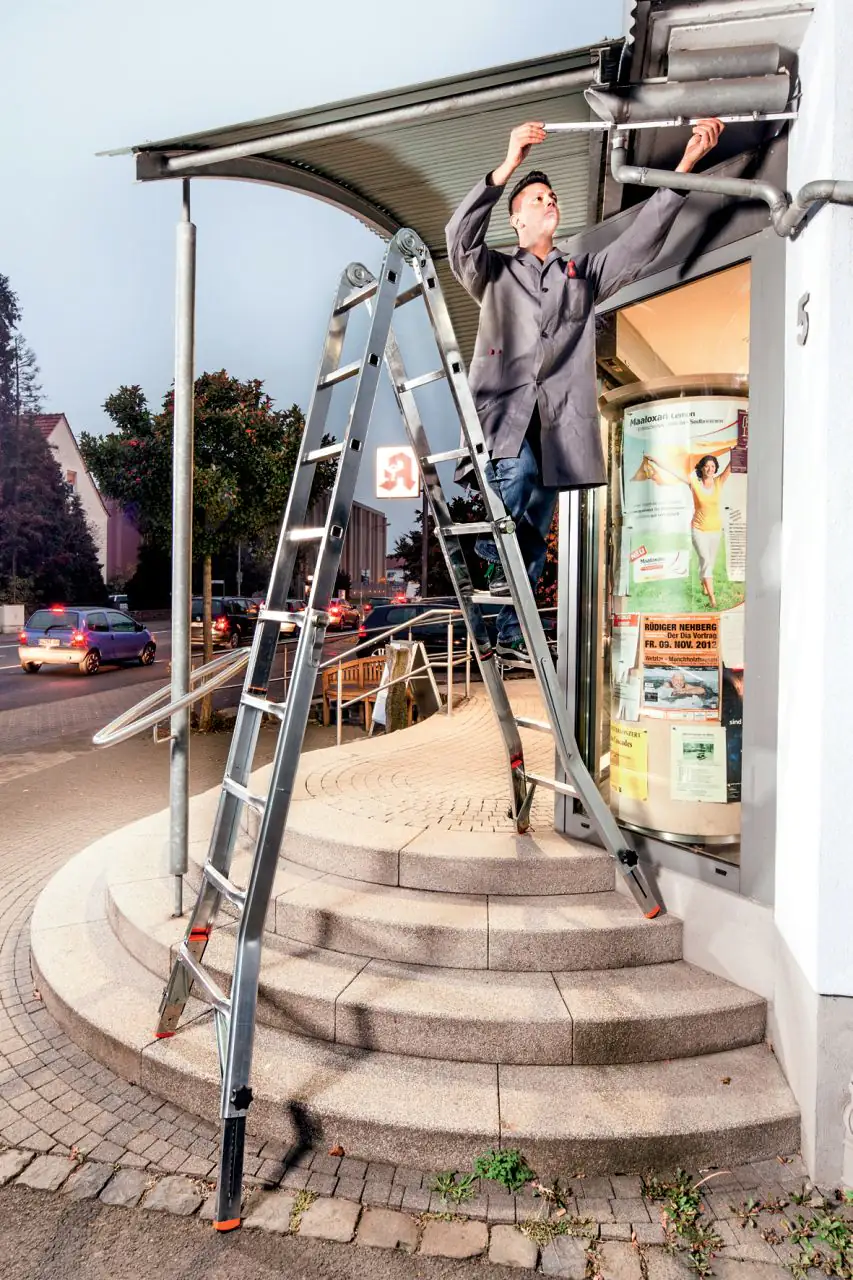 Krause Aluminium-Teleskopleiter MONTO TeleVario 6,05 m