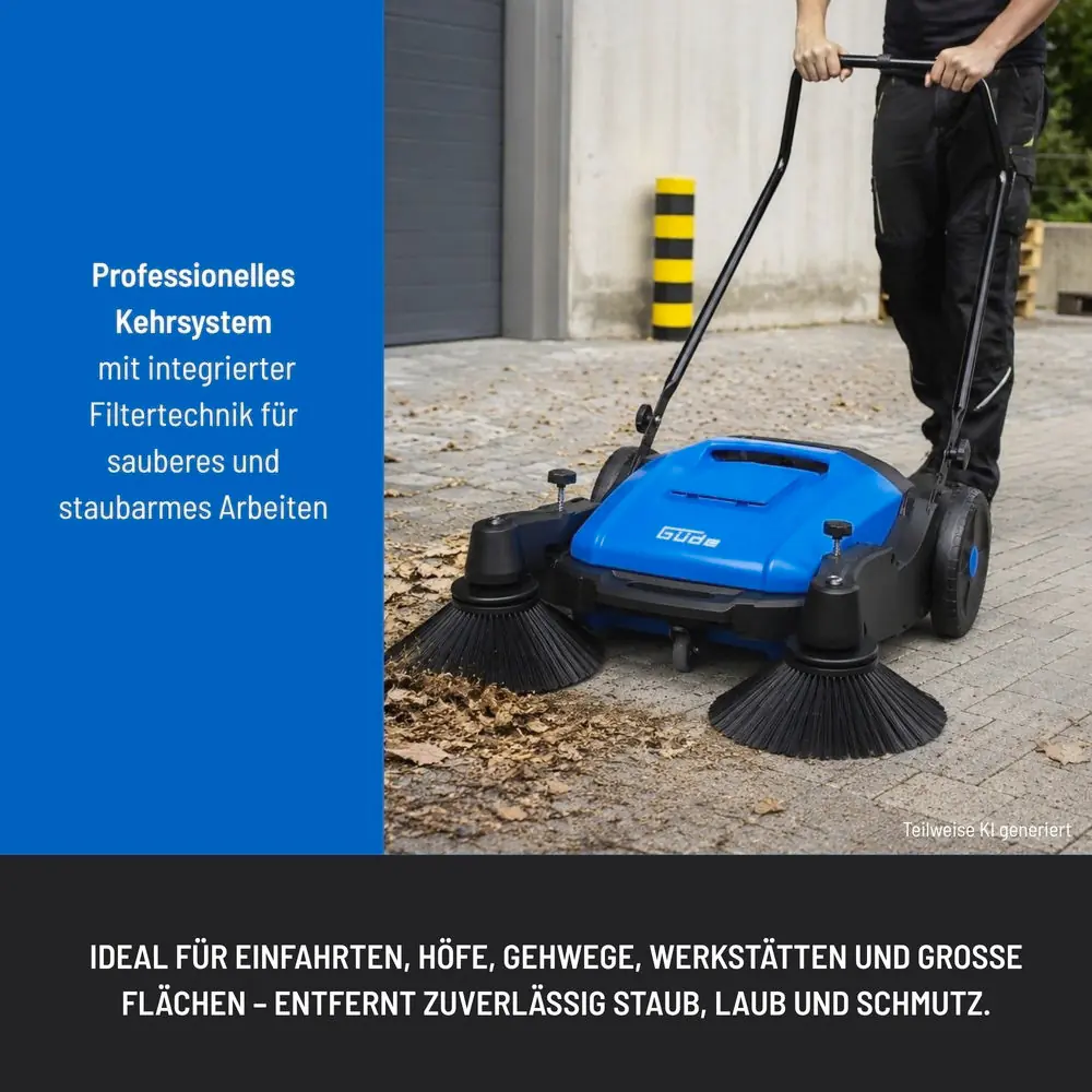 Güde Kehrmaschine GKM PRO 1050 Kehrbreite 1050 mm