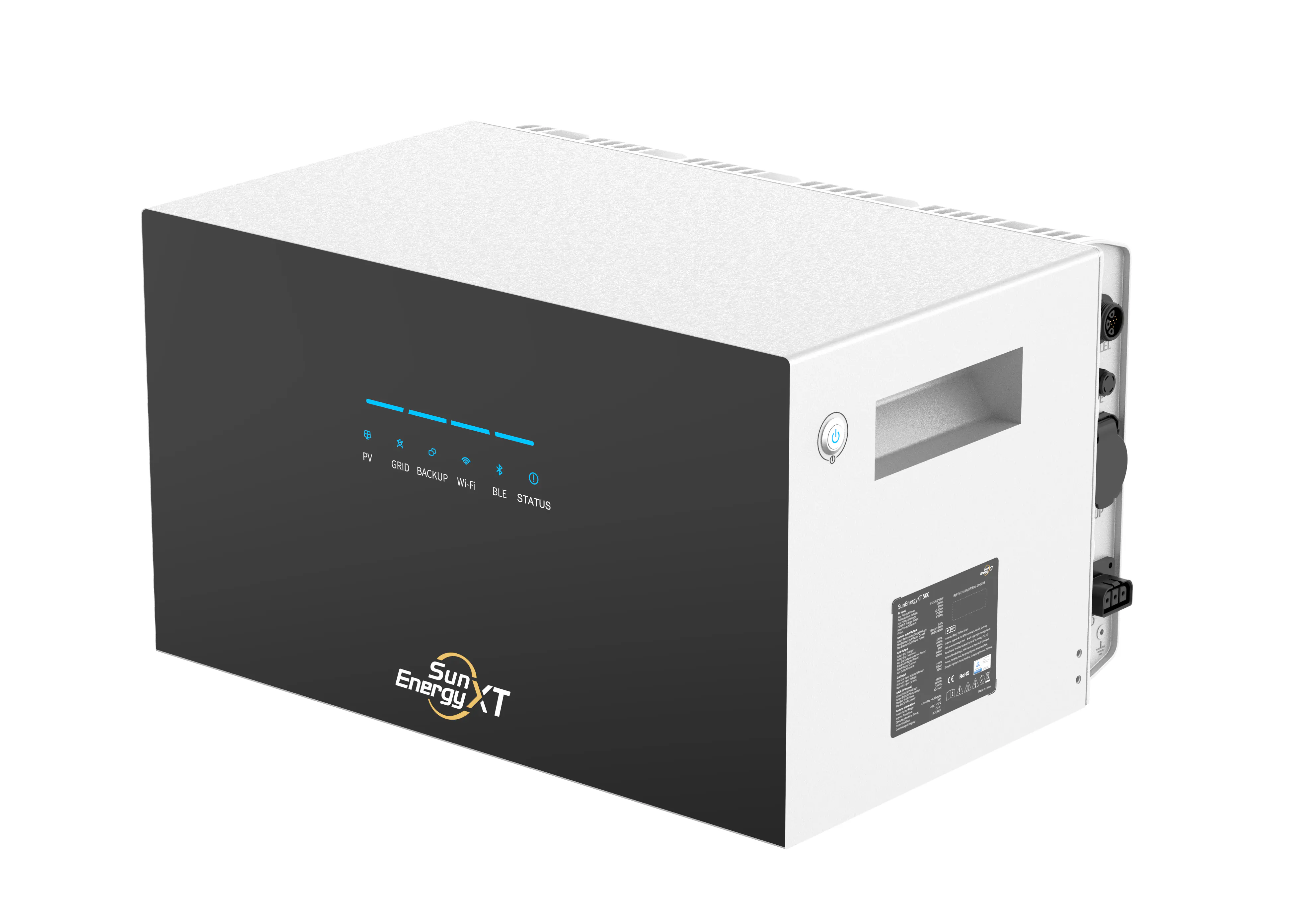 SunEnergyXT Balkonkraftwerkspeicher Kopfspeicher 500Pro 5024 Wh 2400 W bidirektionaler-Wechselrichter