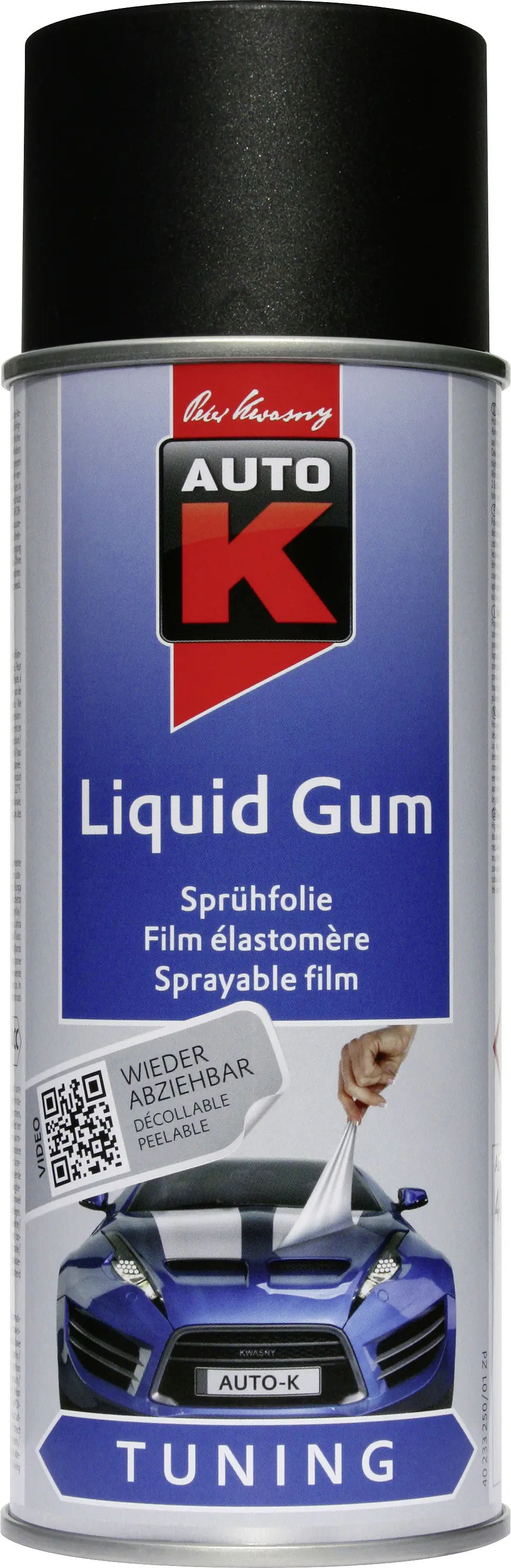 Auto-K Sprühfolie Liquid Gum Tuning schwarz 400ml Auto-K Sprühfolie Liquid Gum Tuning schwarz 400ml
