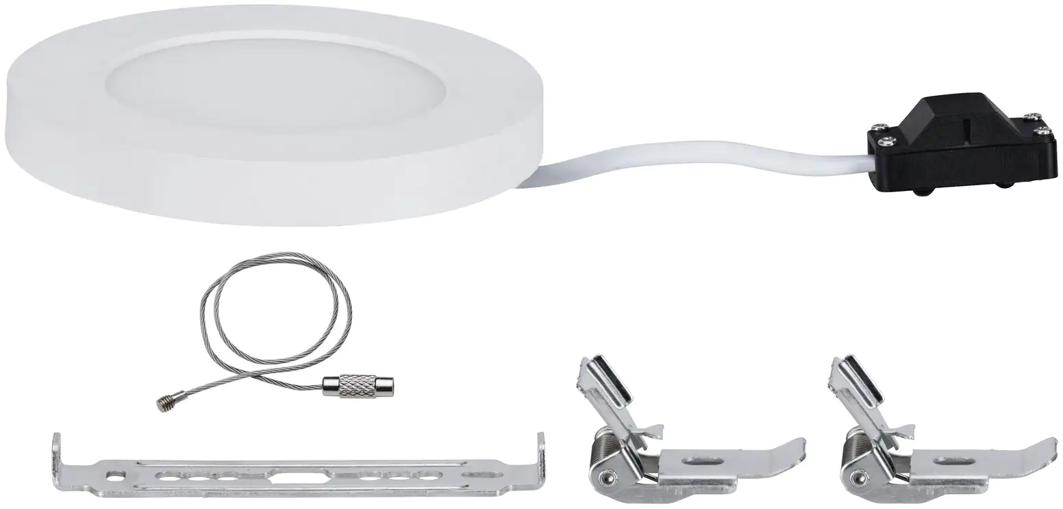 Paulmann Einbauleuchte LED Cover-it rund Paulmann LED Einbauleuchte Cover-it weiß 11,6 cm 6 W