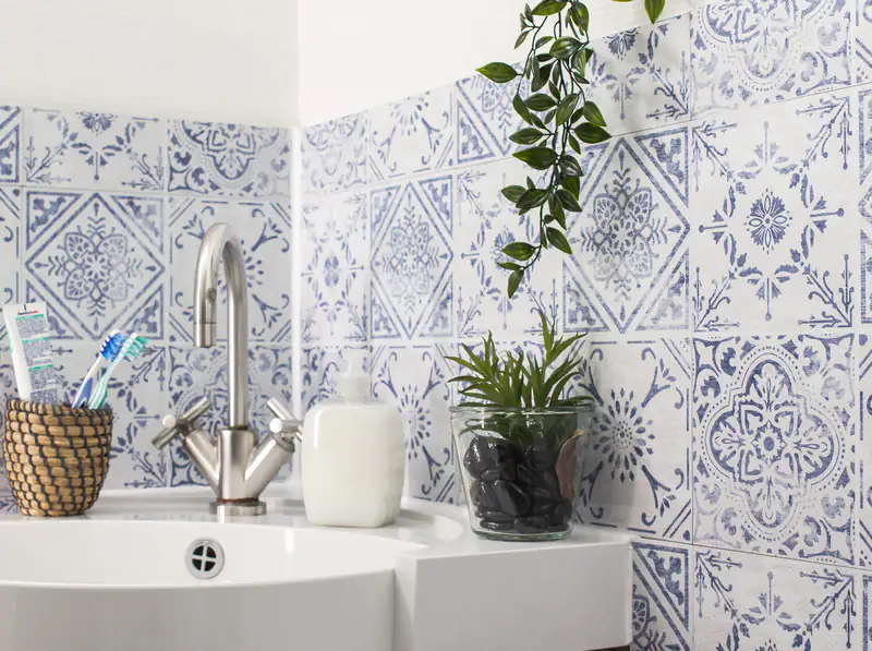 d-c-fix Kunststoffwandfliesen Wall Tiles, Vintage Style, 30,5x30,5 cm, selbstklebend d-c-fix Kunststoffwandfliesen Wall Tiles, Vintage Style, 30,5x30,5 cm, selbstklebend