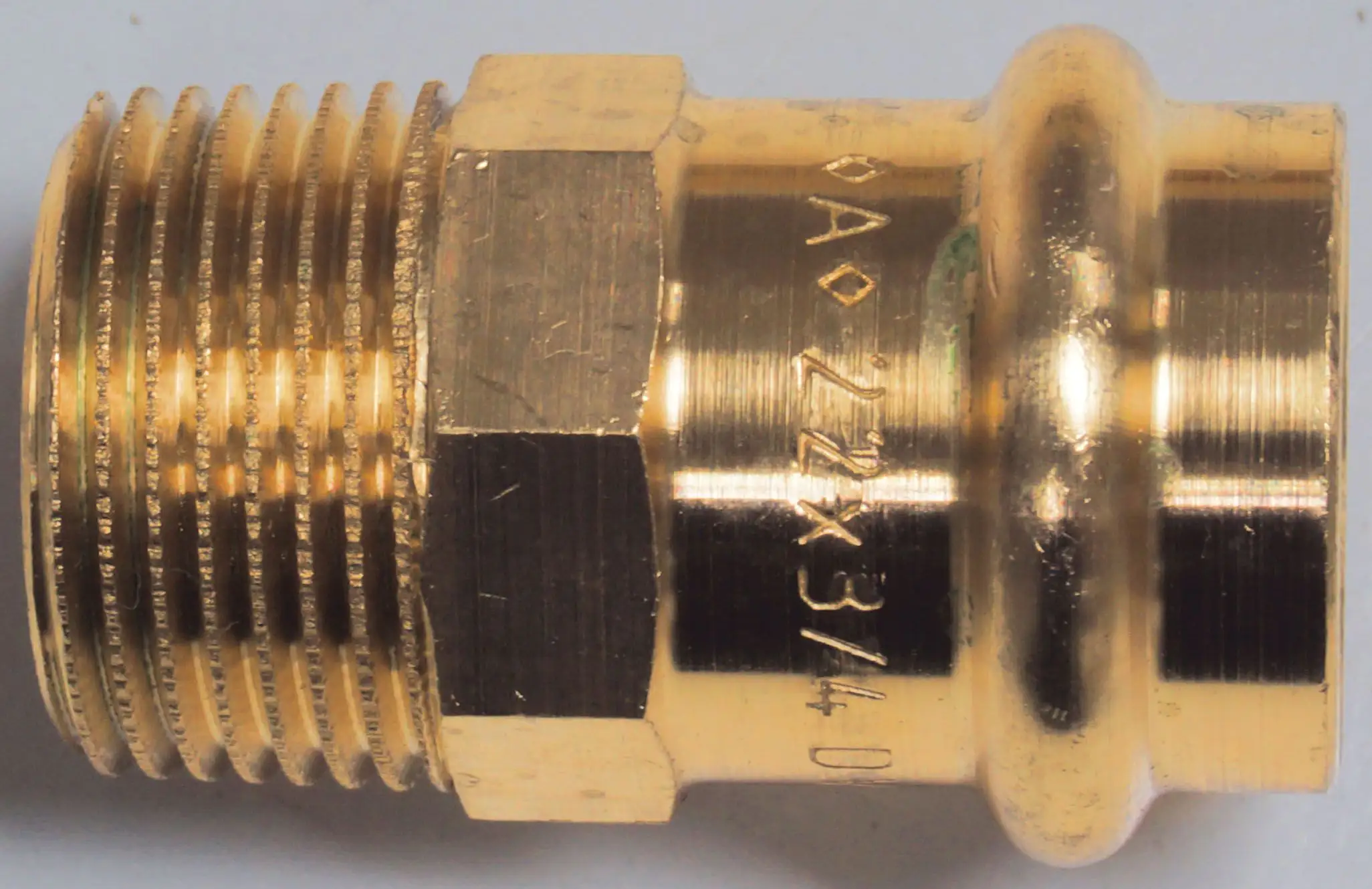 Cornat Press-Übergangs-Nippel Rotguss, ø 22 mm, 3/4" AG