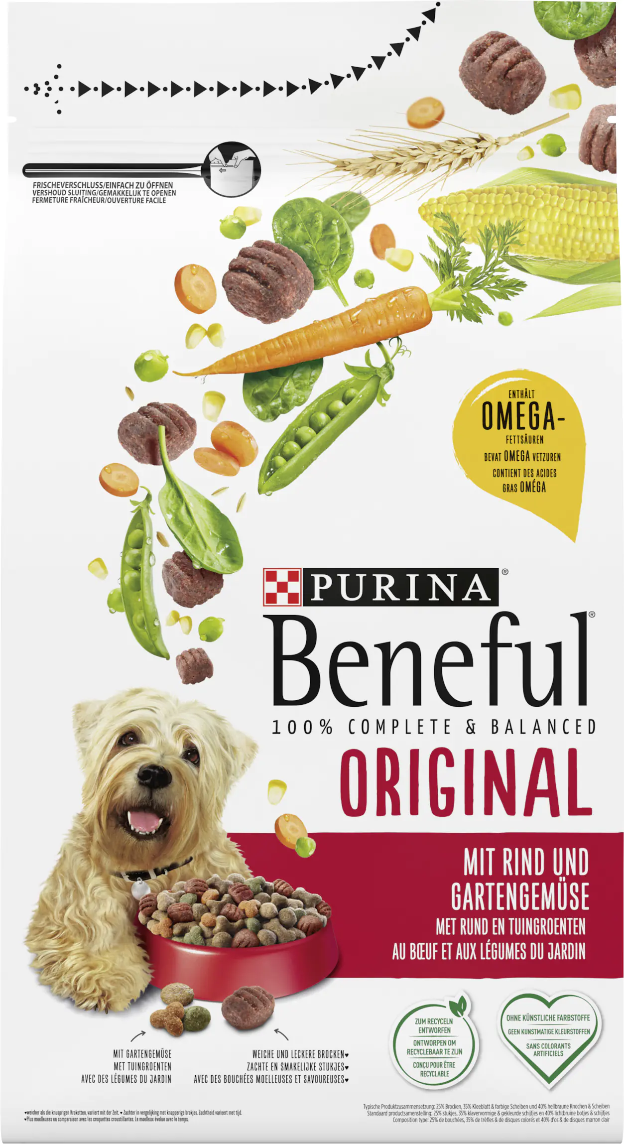 Beneful Hundefutter Original mit Rind & Gartengemüse 1,4 kg Beneful Hundefutter Original mit Rind & Gartengemüse 1,4 kg