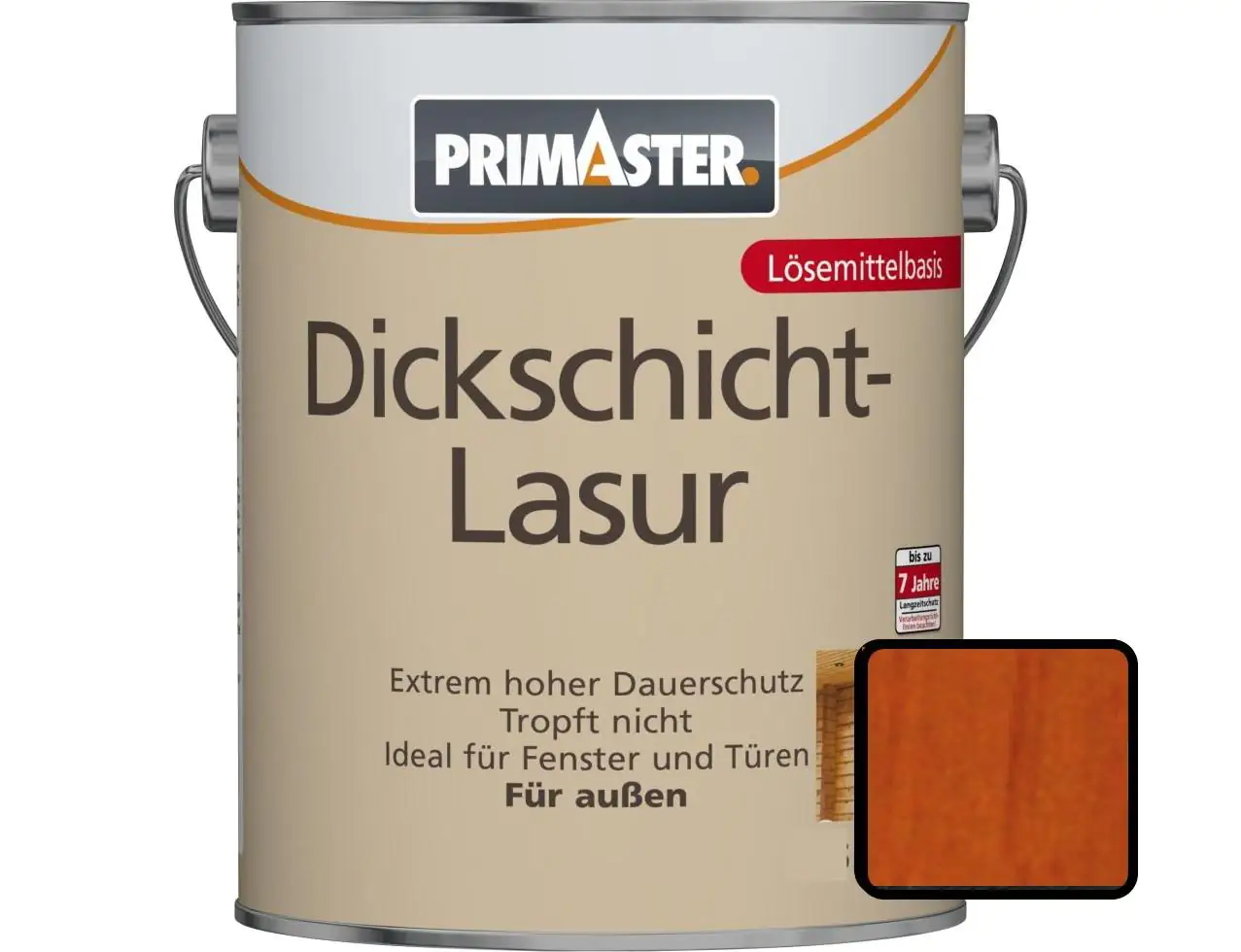 Primaster Dickschichtlasur 375 ml mahagoni