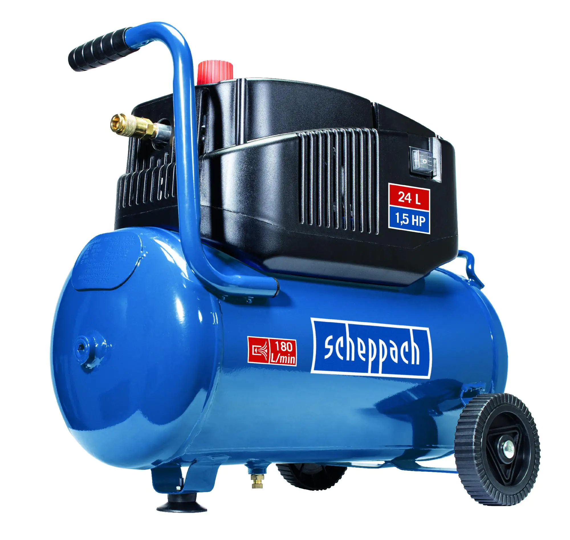 Scheppach Kompressor GK240of 1100 W 8 bar 24 l 180 l/min Scheppach Kompressor GK240of 1100 W 8 bar 24 l 180 l/min