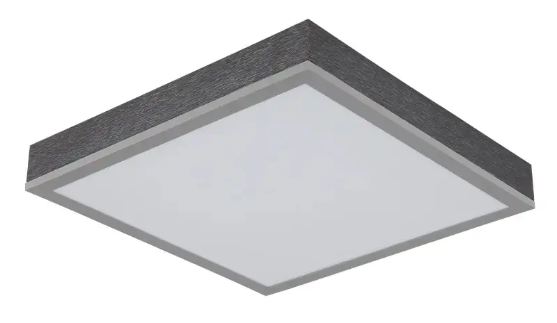 Globo Deckenleuchte Doro 30 x 30 cm silber warmweiß