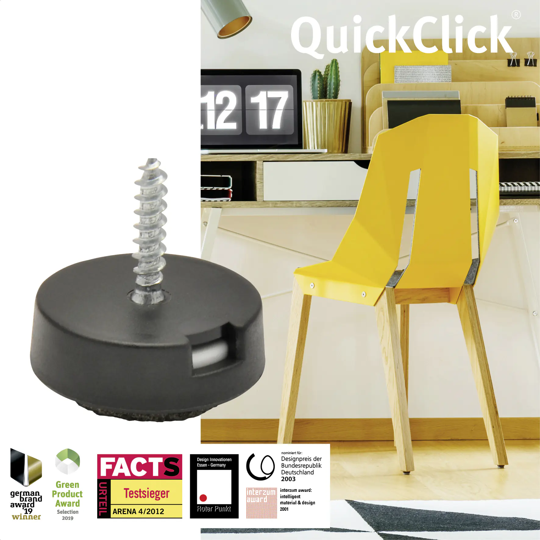 Wagner Möbelgleiter zum Anschrauben Ultrasoft grau schwarz Ø 20 mm - 4 Stück Wagner Möbelgleiter zum Anschrauben Ultrasoft grau schwarz Ø 20 mm - 4 Stück