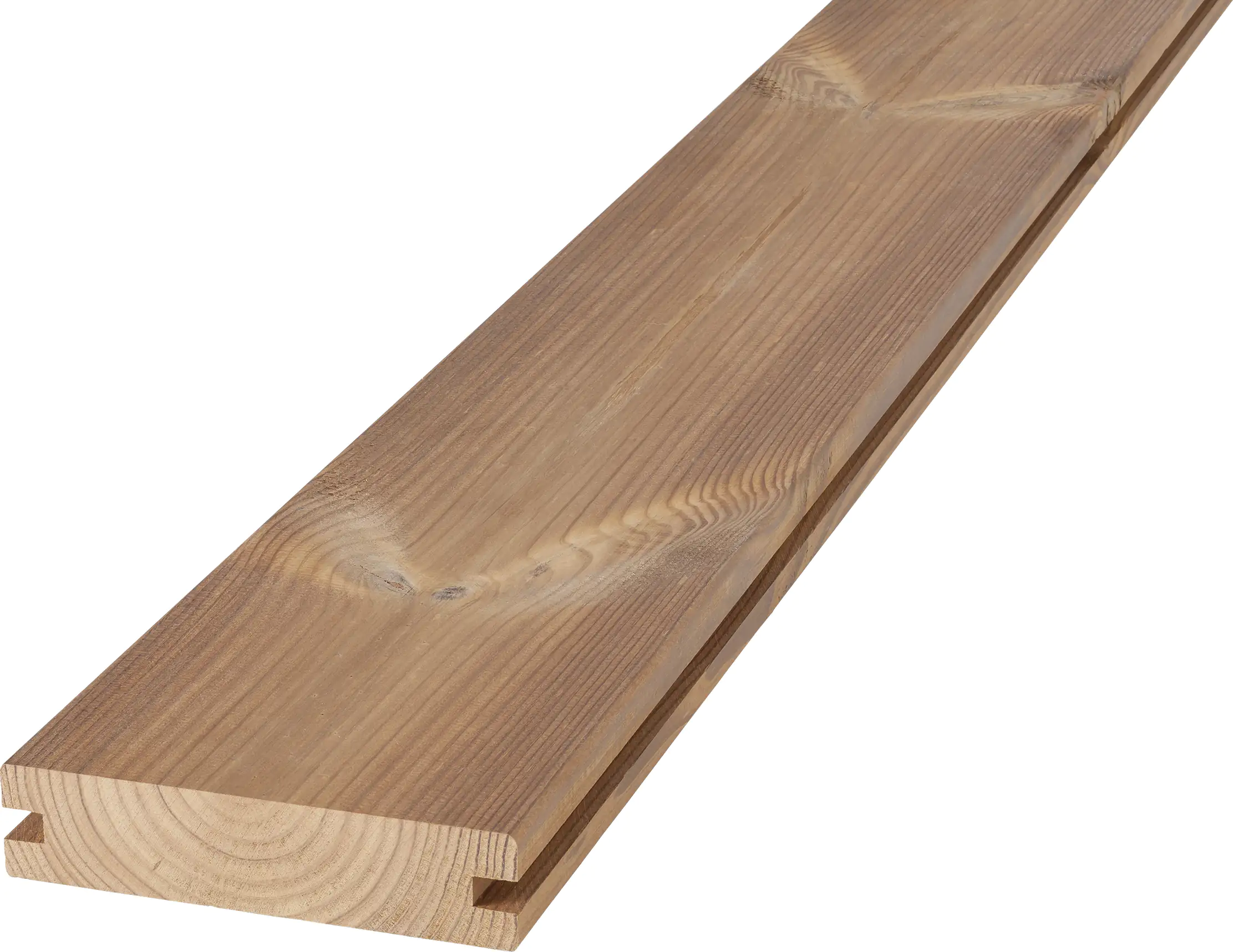 Terrassendiele Kiefer 200 x 11,7 x 2,6 cm glatt/glatt thermisch modifiziert