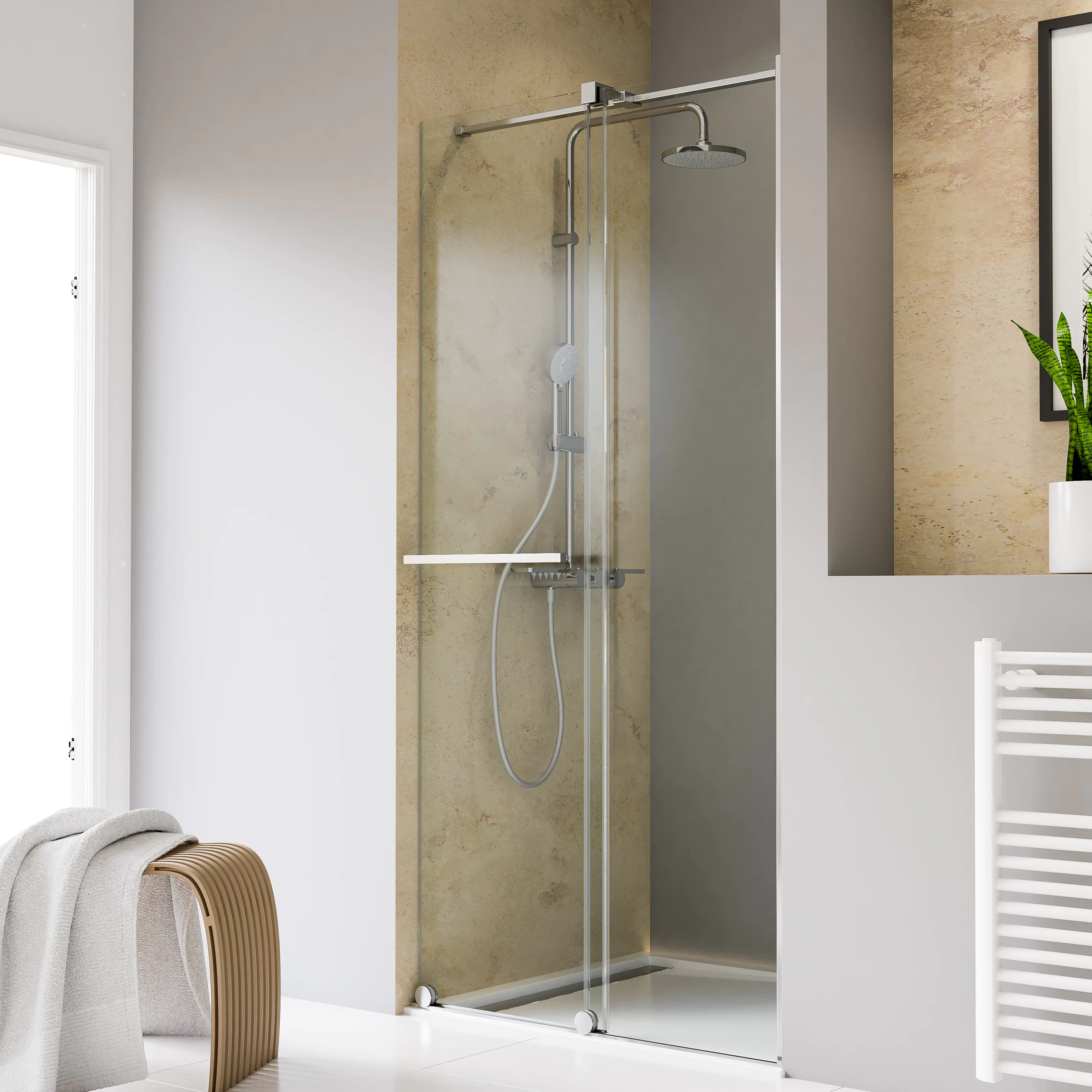 Schulte Nische Schiebetür 120 x 200 cm Toura