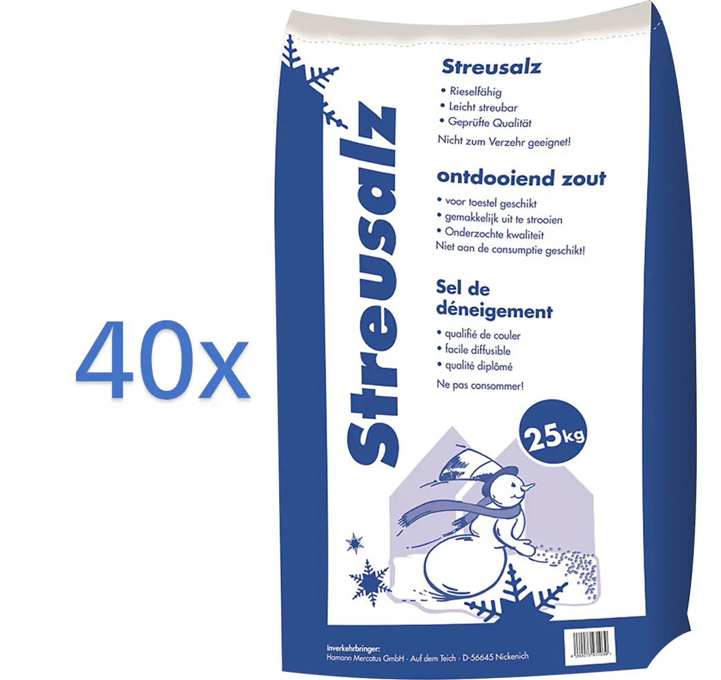 Hamann Mercatus Streusalz 25 kg Palettenabnahme