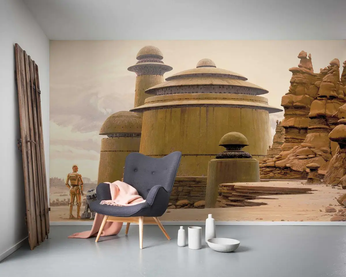 4055065510731_1 Komar Vlies Fototapete Star Wars Classic Jabbas Palast 500 x 250 cm