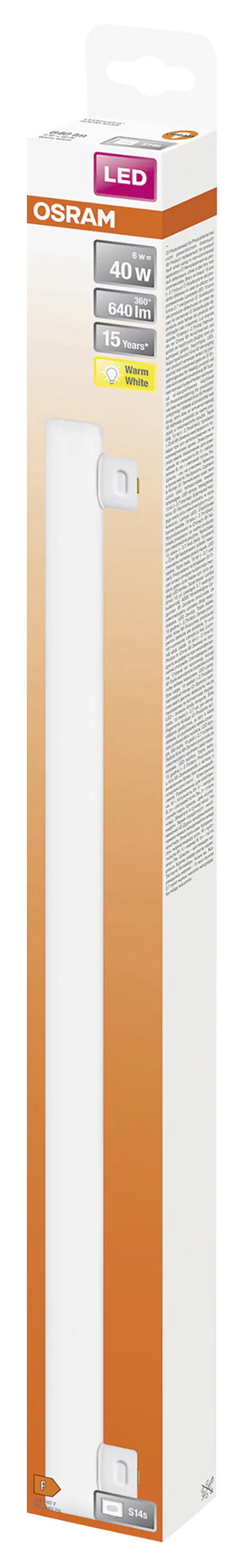 Osram LED Röhre 50 cm S14s 6 W warmweiß