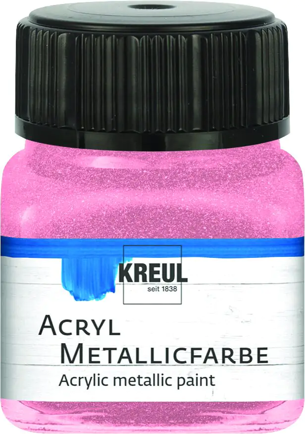 Kreul Acryl Metallicfarbe rosa 20 ml Kreul Acryl Metallicfarbe rosa 20 ml