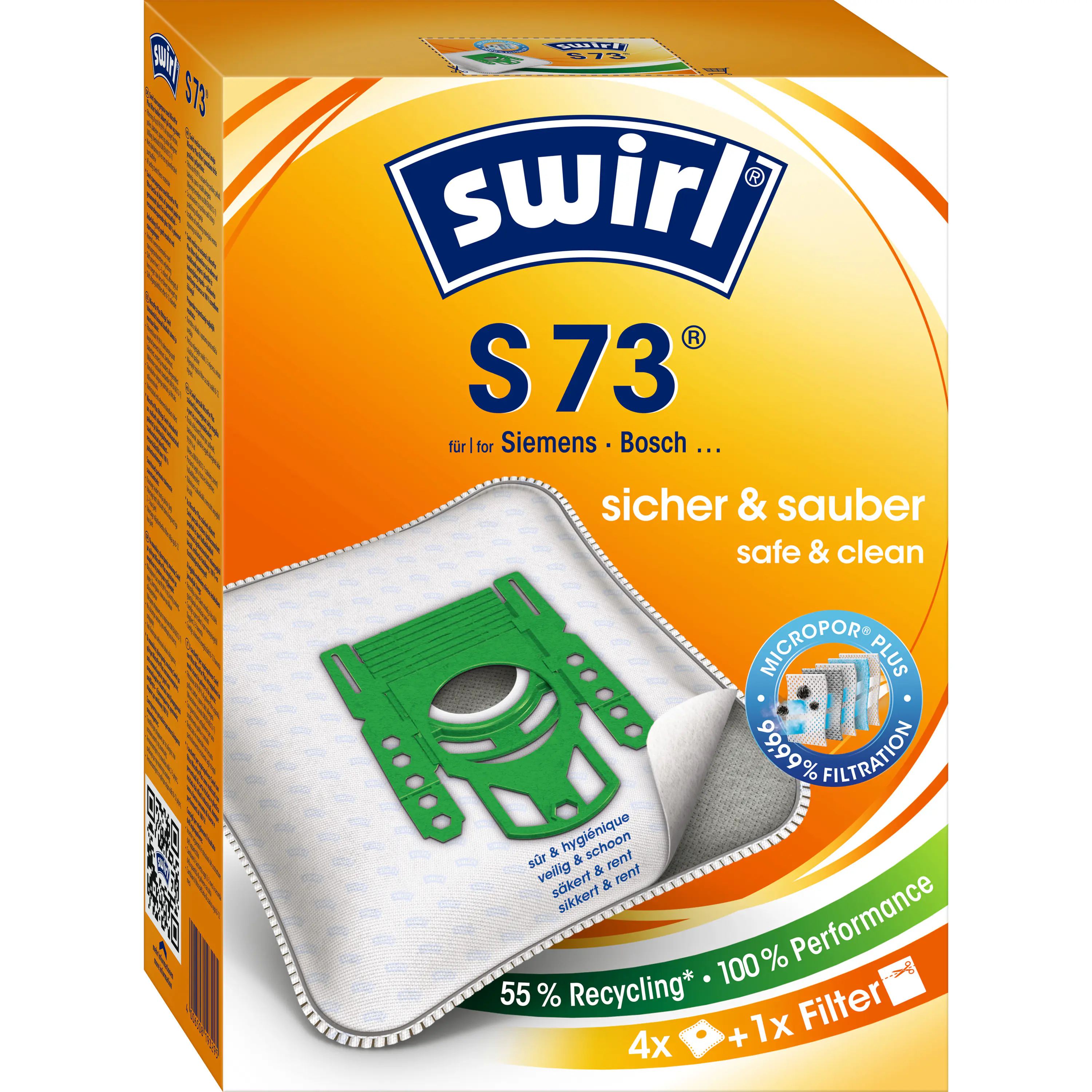 Swirl® S 73  MicroPor® Plus