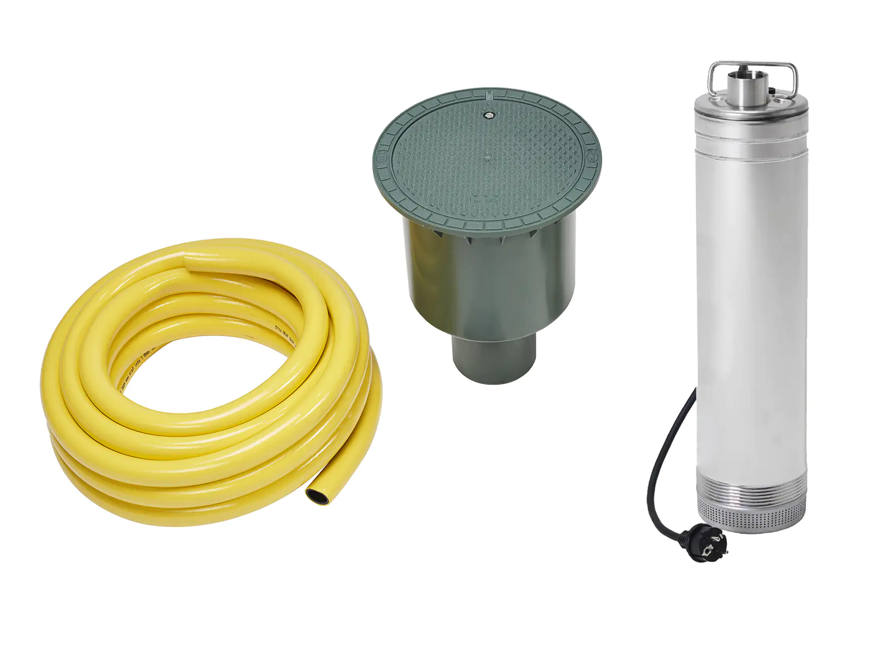 4rain Flat M Flachtank-Paket 3000 L Garten-Comfort, begehbar