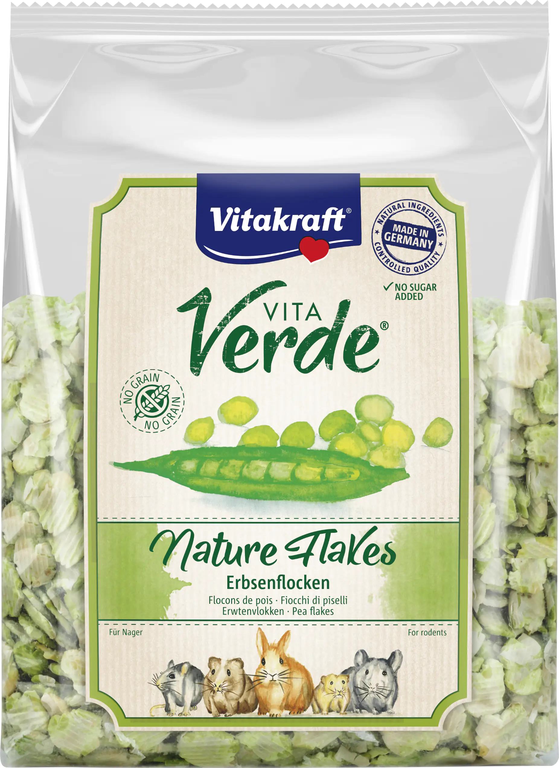 Vitakraft V.Verde Nature Flakes Erbse 500 g