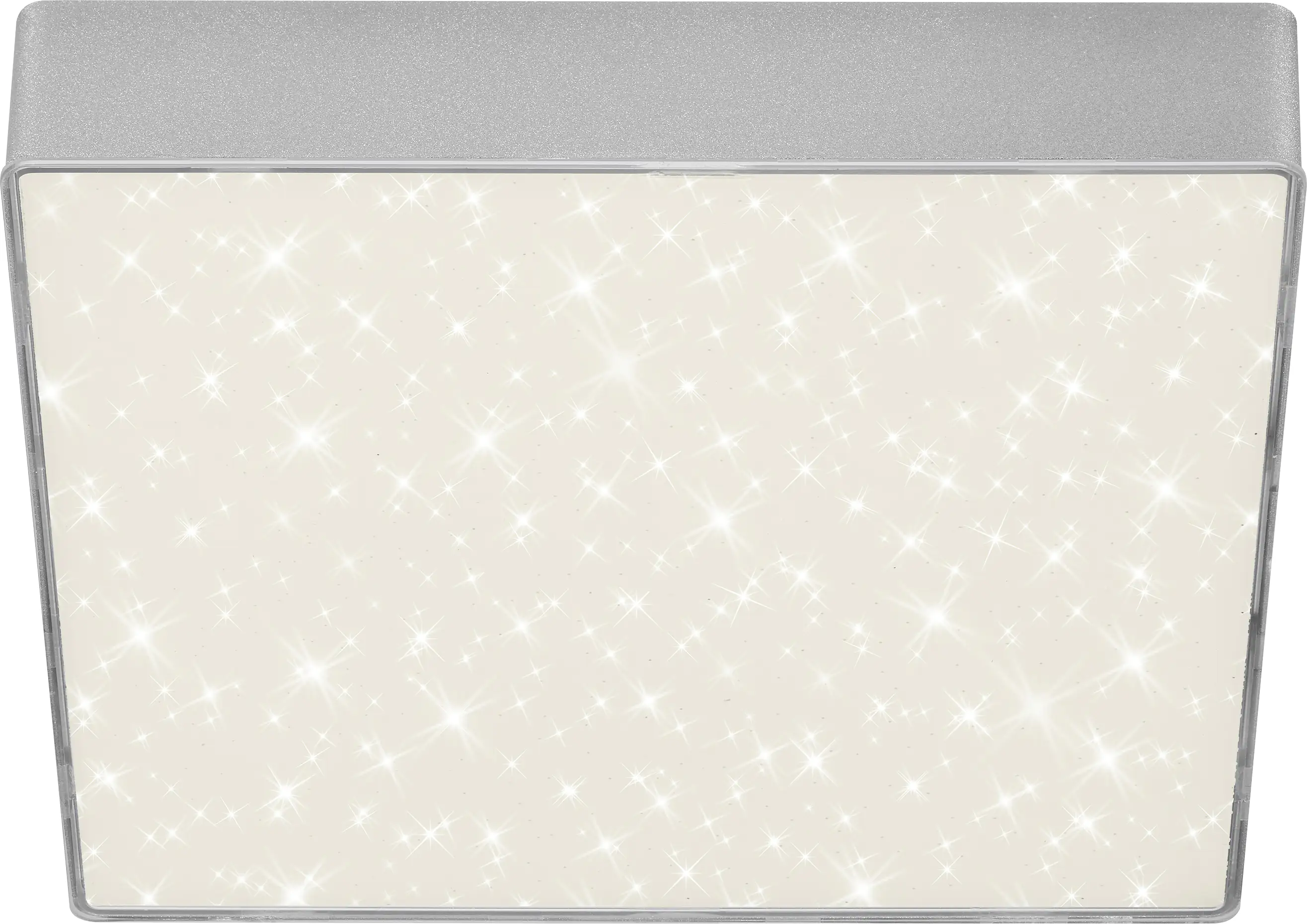 Briloner LED Deckenleuchte Flame Star silber 21,2 cm mit Sternenhimmel Briloner LED Deckenleuchte Flame Star silber 21,2 cm mit Sternenhimmel