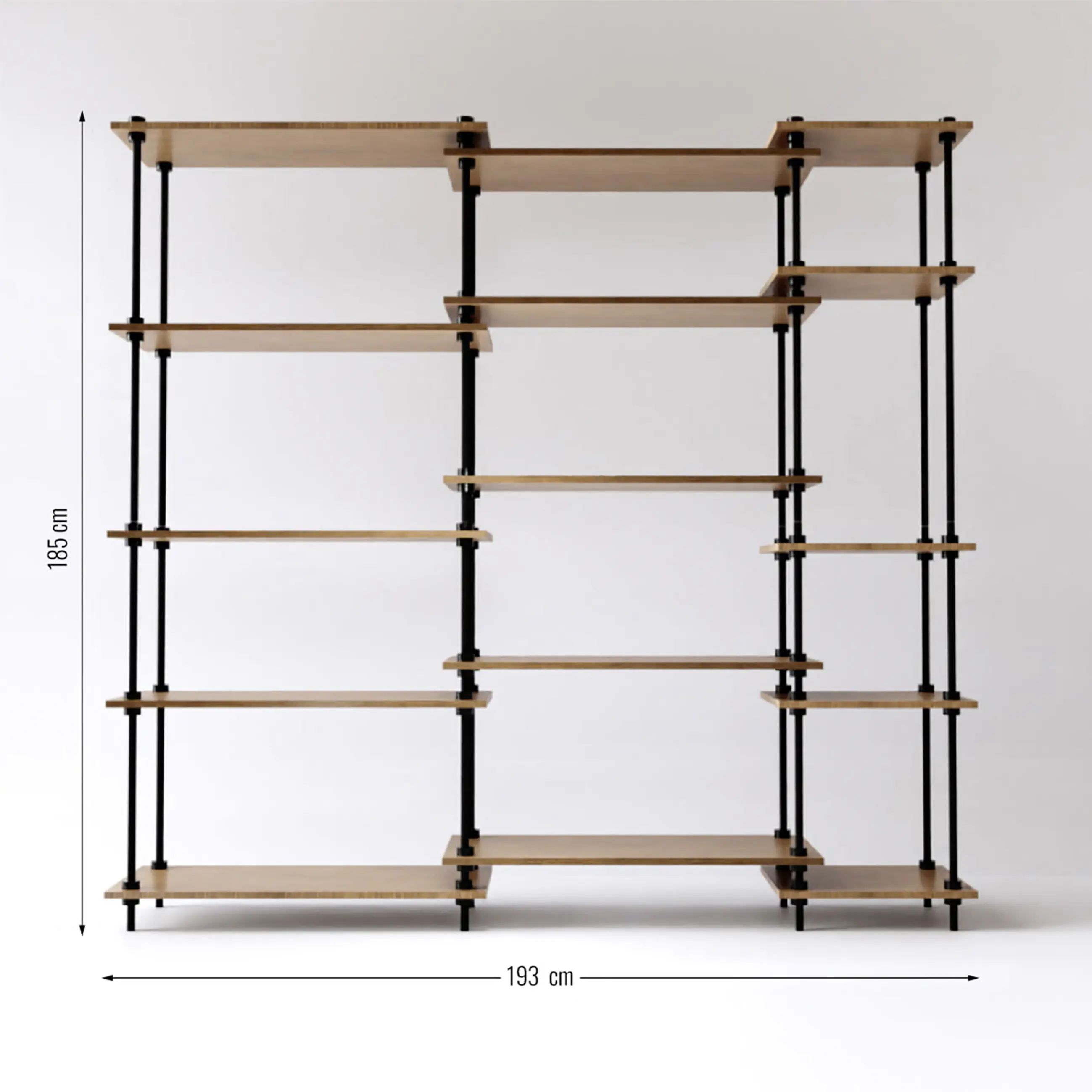 Ar Shelving Standregal-Set Deco Nebraska 185 x 193 cm 600 kg