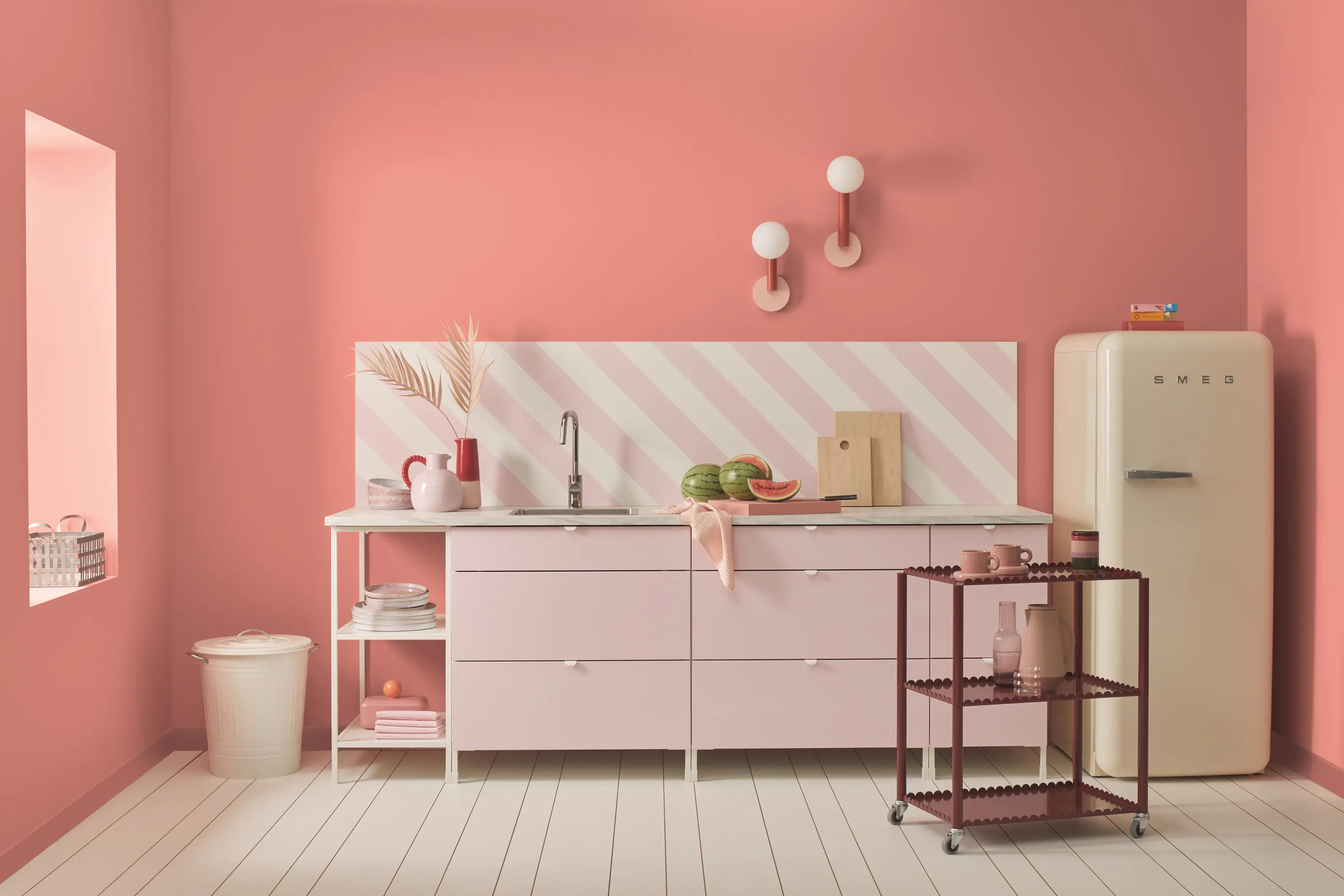 Alpina Wandfarbe Pantone matt lobster bisque 2,5 L