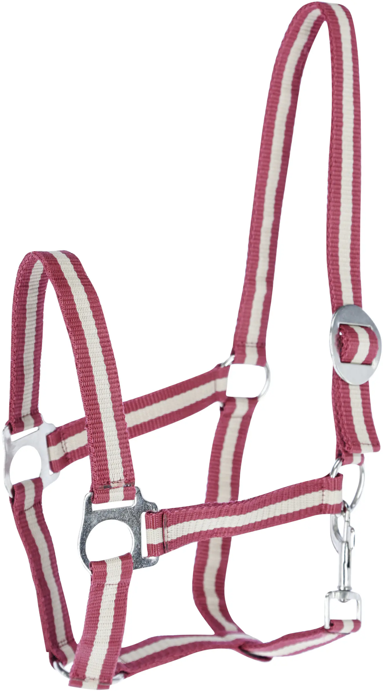 Kerbl Pferde-Halfter Hippo bordeaux/beige