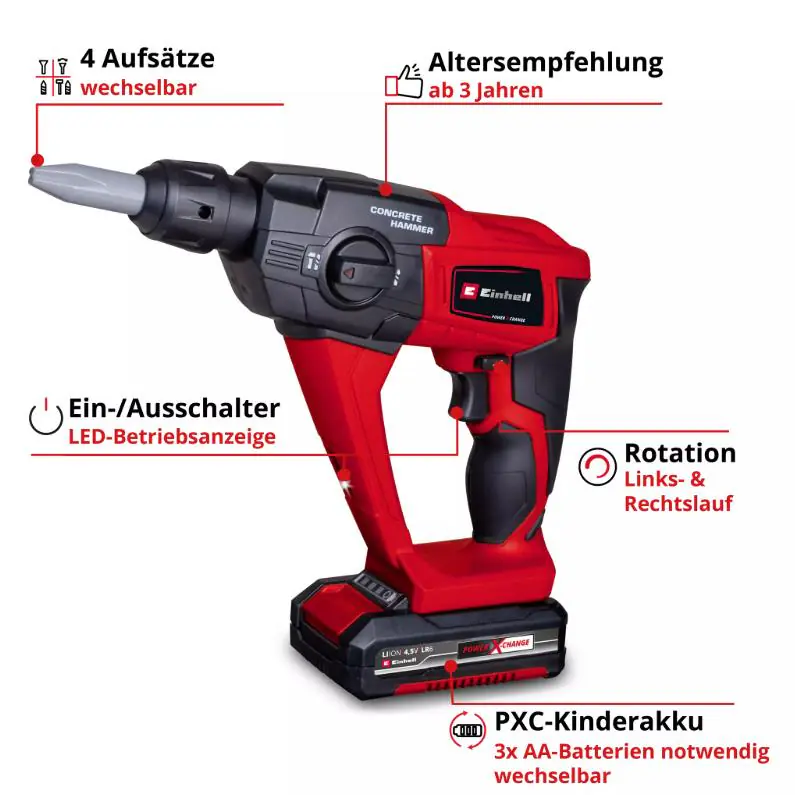 Einhell Kids Kinder-Bohrhammer