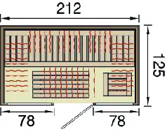 Weka Infrarotkabine OSBY 2 3600 Watt Weka Infrarotkabine OSBY 2 3600 Watt