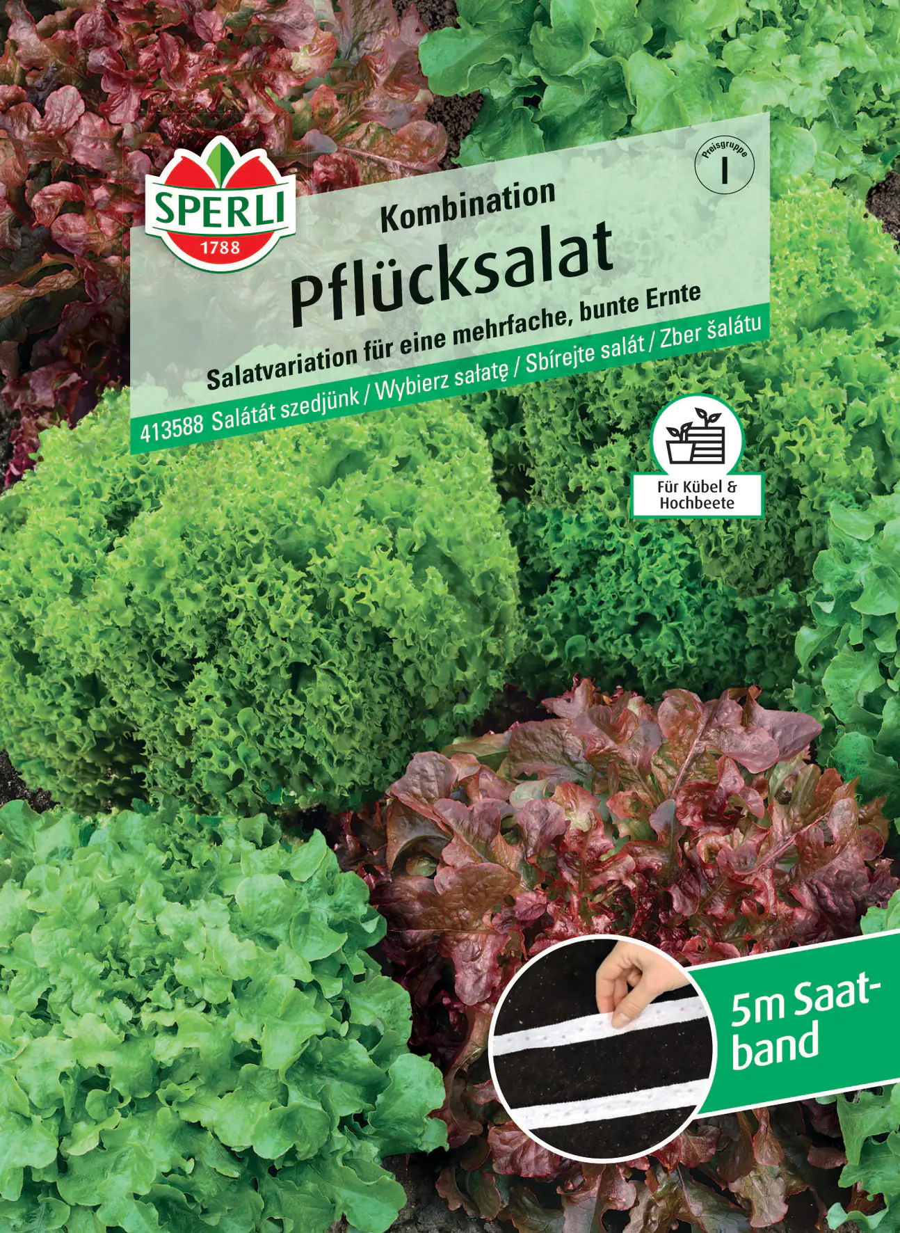 Sperli Pflücksalat Pflücksalat-Kombination Saatband
