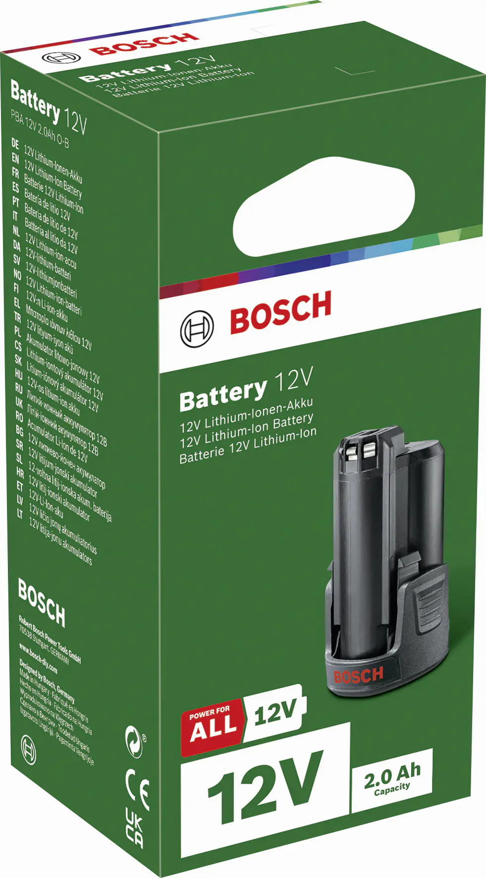 Bosch Akkupack PBA 12 V 2,0 Ah O-B Li-ION